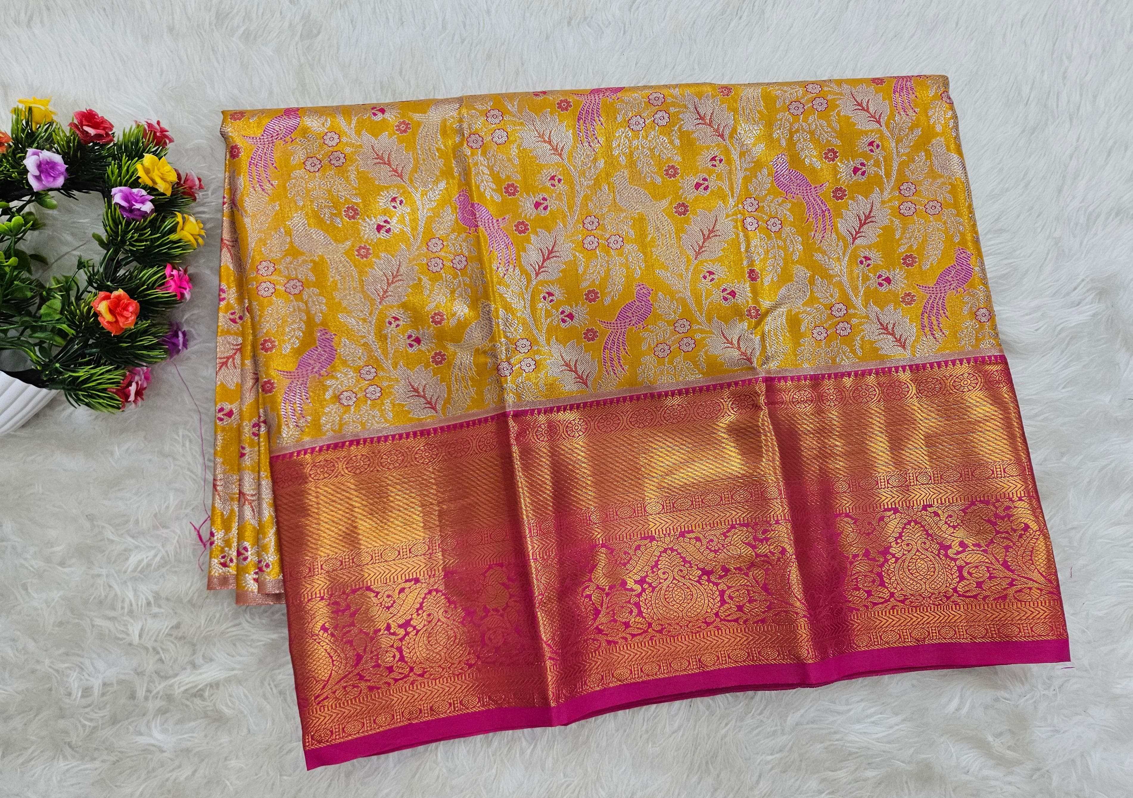 (2–5  Year) Lehenga – Unstitched (Blouse + Material)