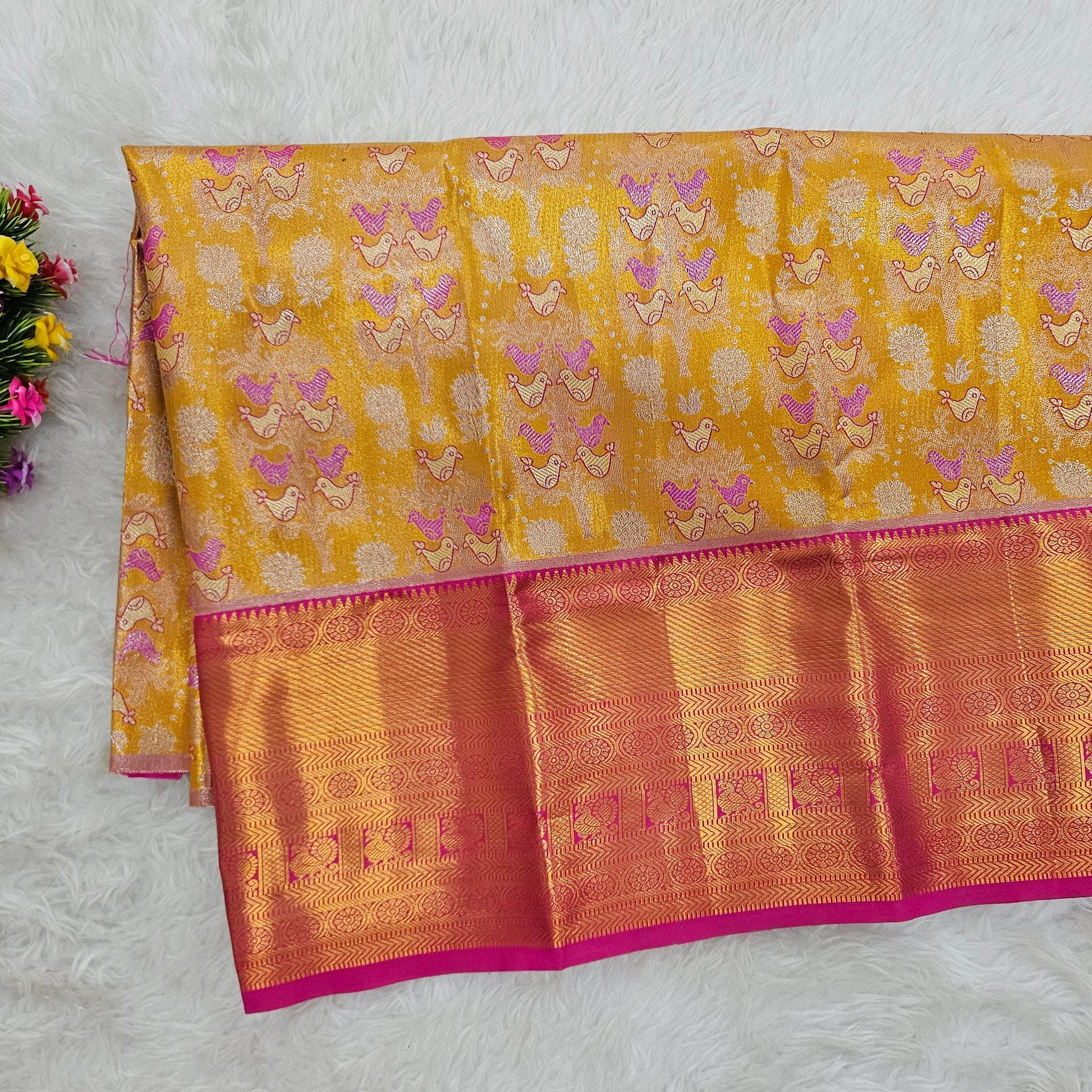 (2–5  Year) Lehenga – Unstitched (Blouse + Material)