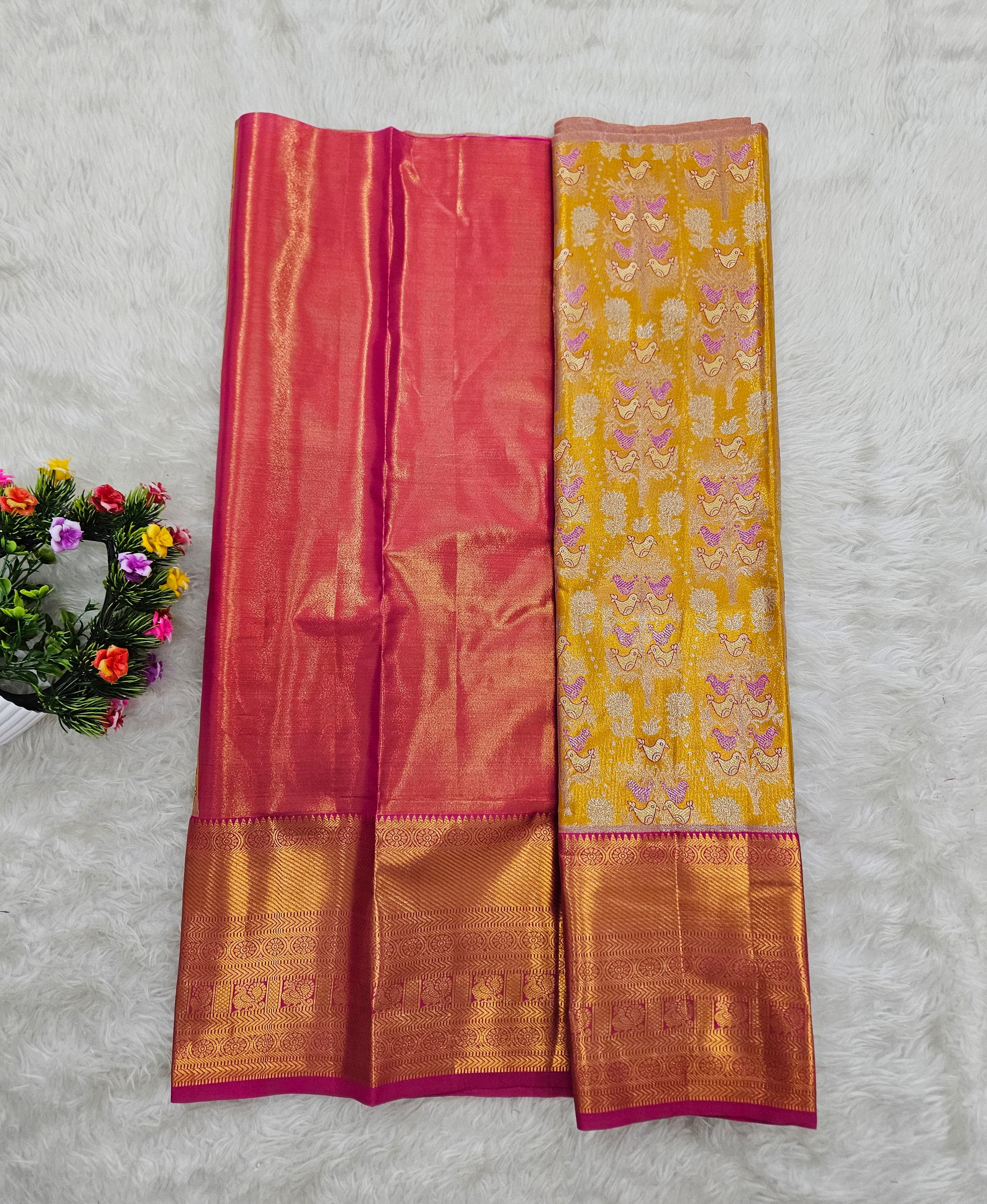 (2–5  Year) Lehenga – Unstitched (Blouse + Material)