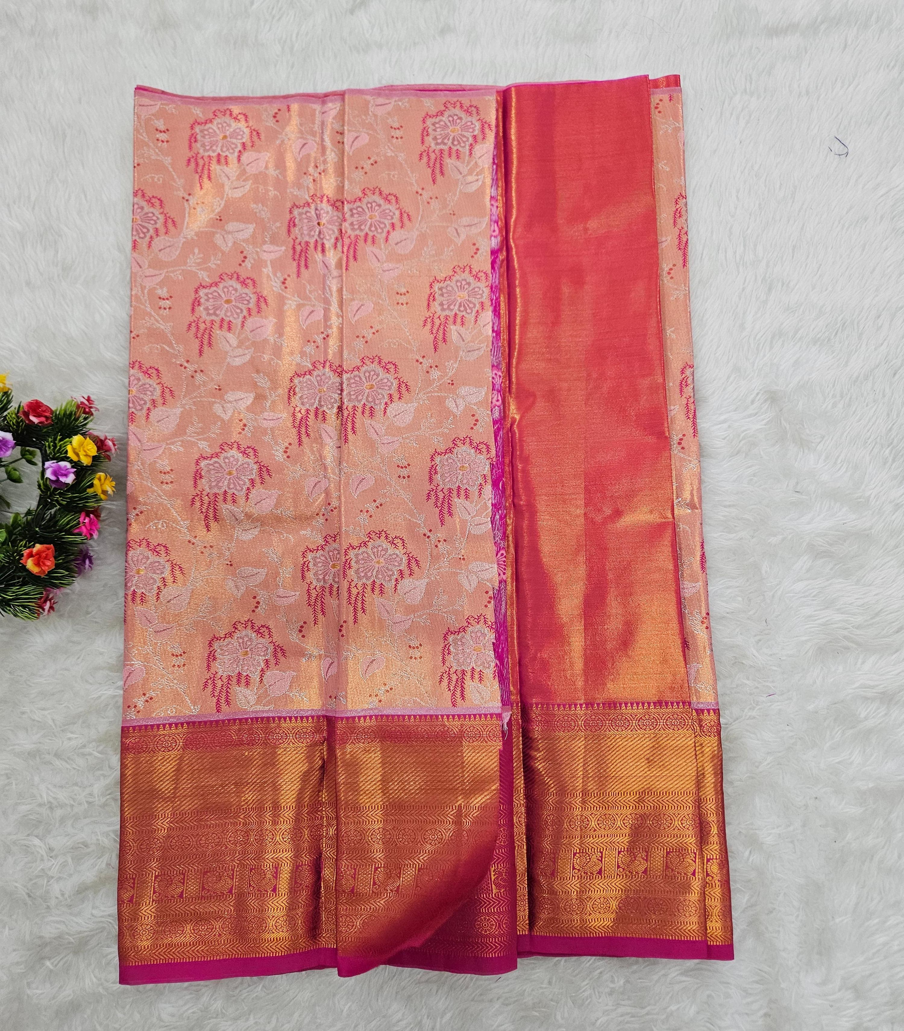 (2–5  Year) Lehenga – Unstitched (Blouse + Material)