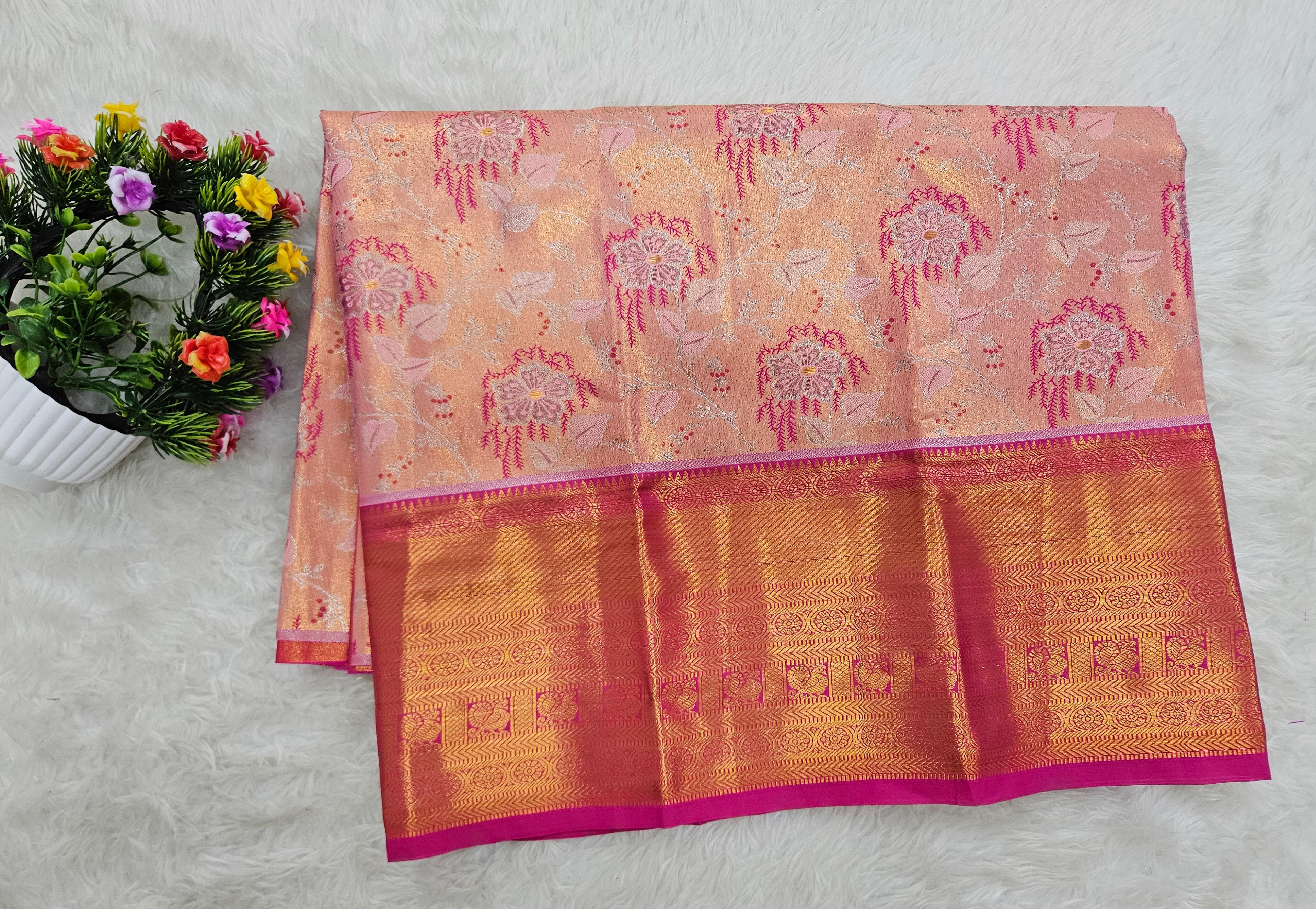 (2–5  Year) Lehenga – Unstitched (Blouse + Material)