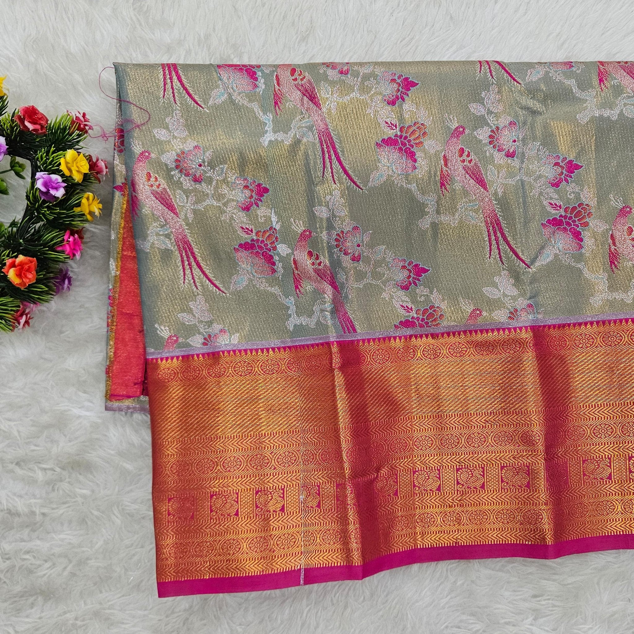 (2–5  Year) Lehenga – Unstitched (Blouse + Material)