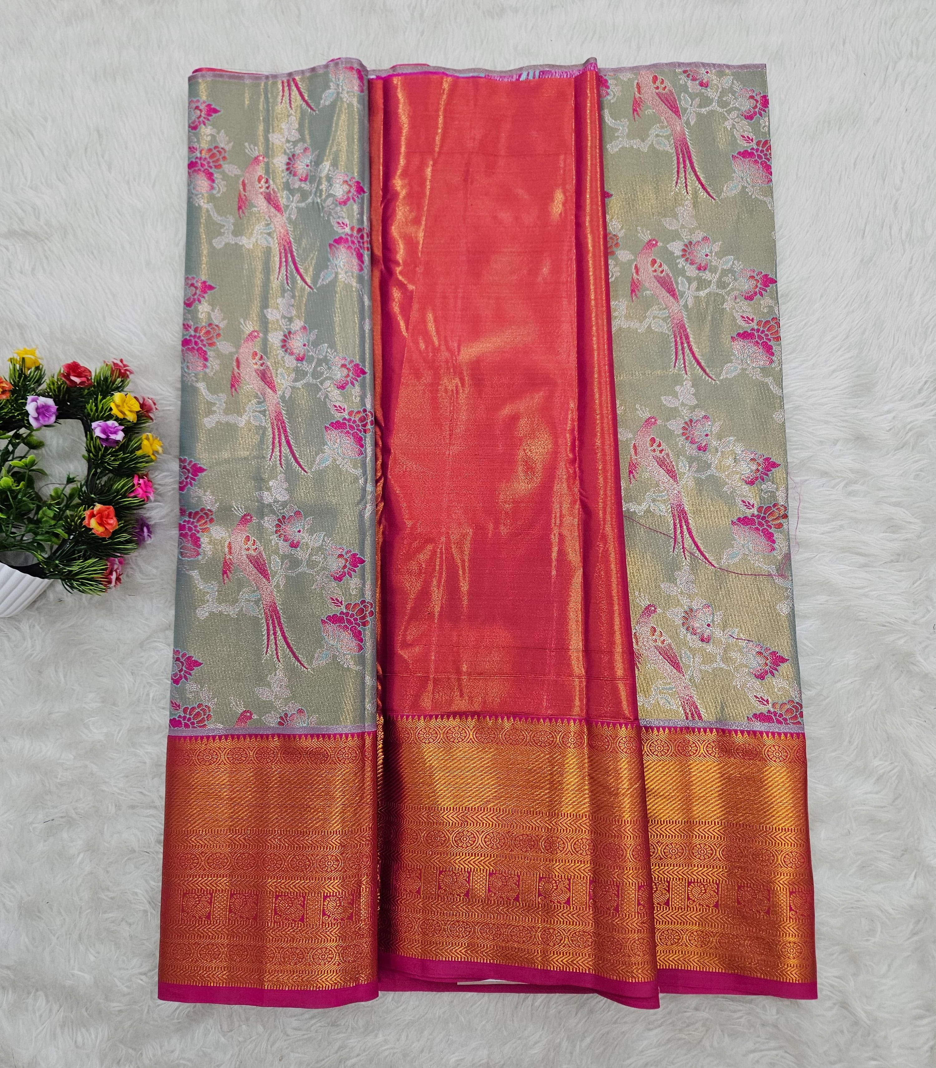 (2–5  Year) Lehenga – Unstitched (Blouse + Material)