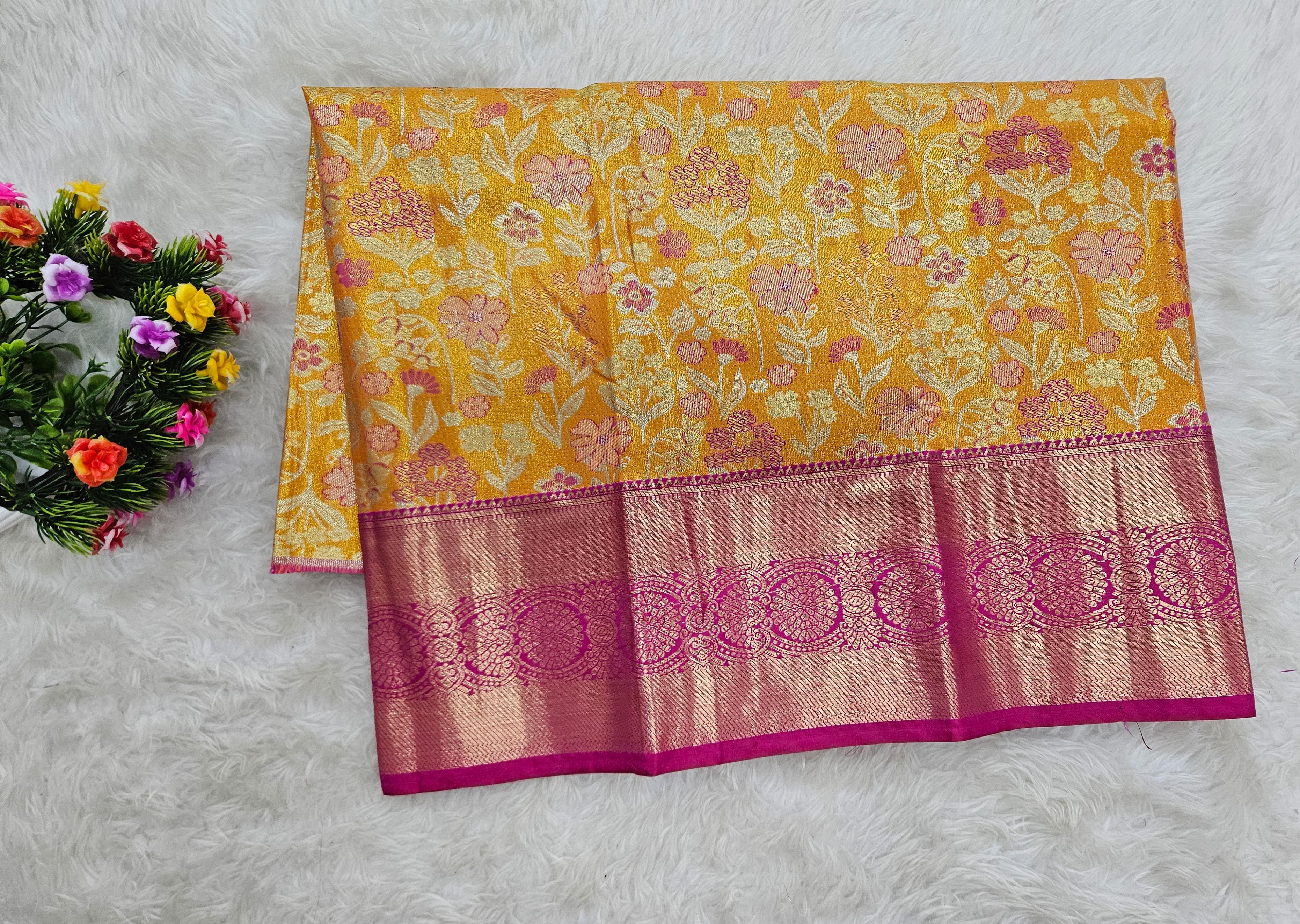 (2–5  Year) Lehenga – Unstitched (Blouse + Material)