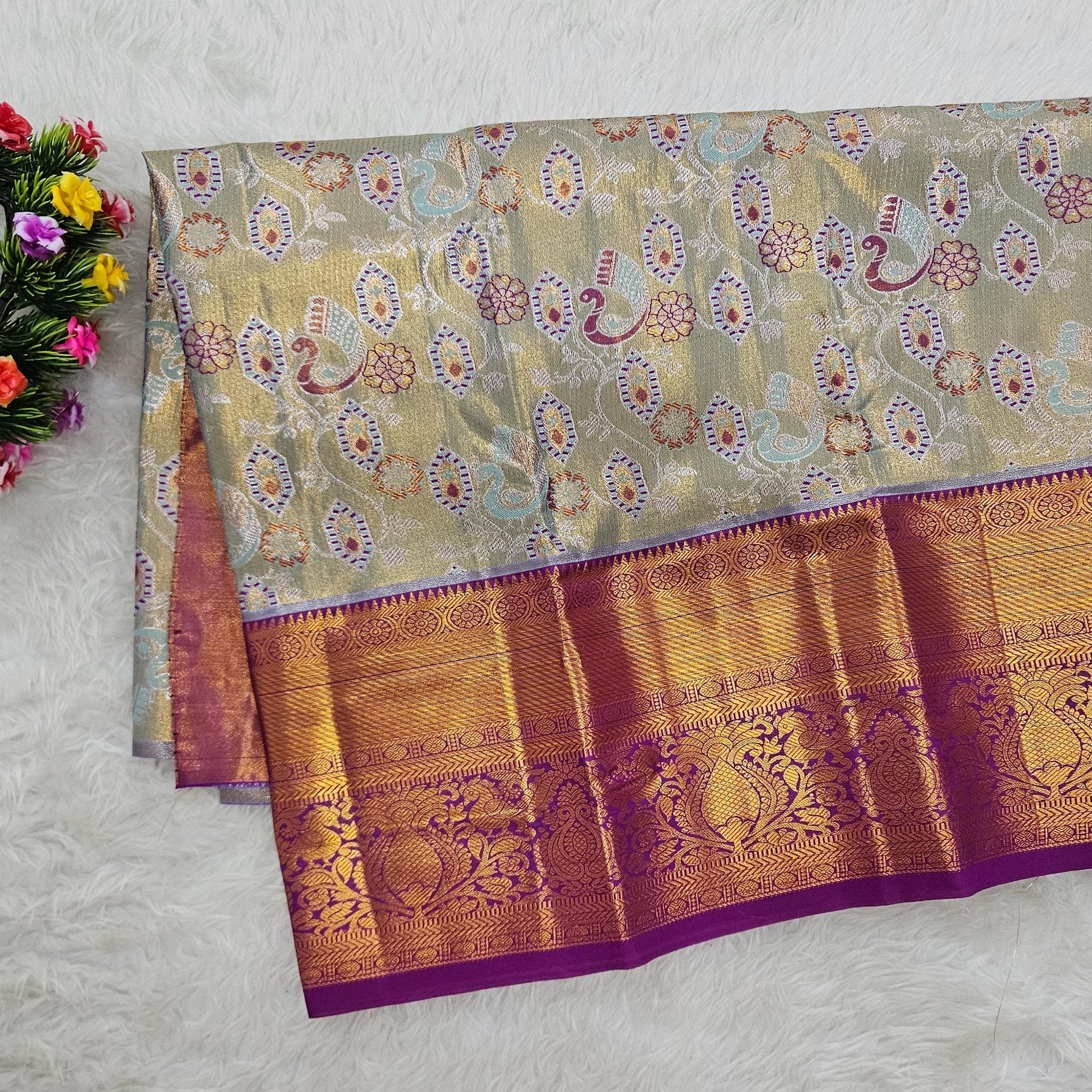 (2–5  Year) Lehenga – Unstitched (Blouse + Material)