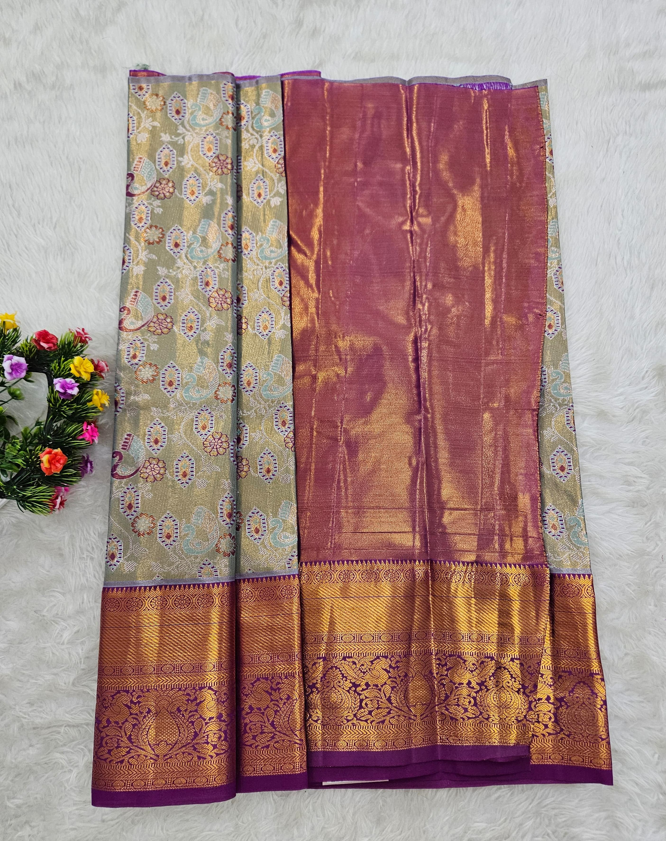 (2–5  Year) Lehenga – Unstitched (Blouse + Material)