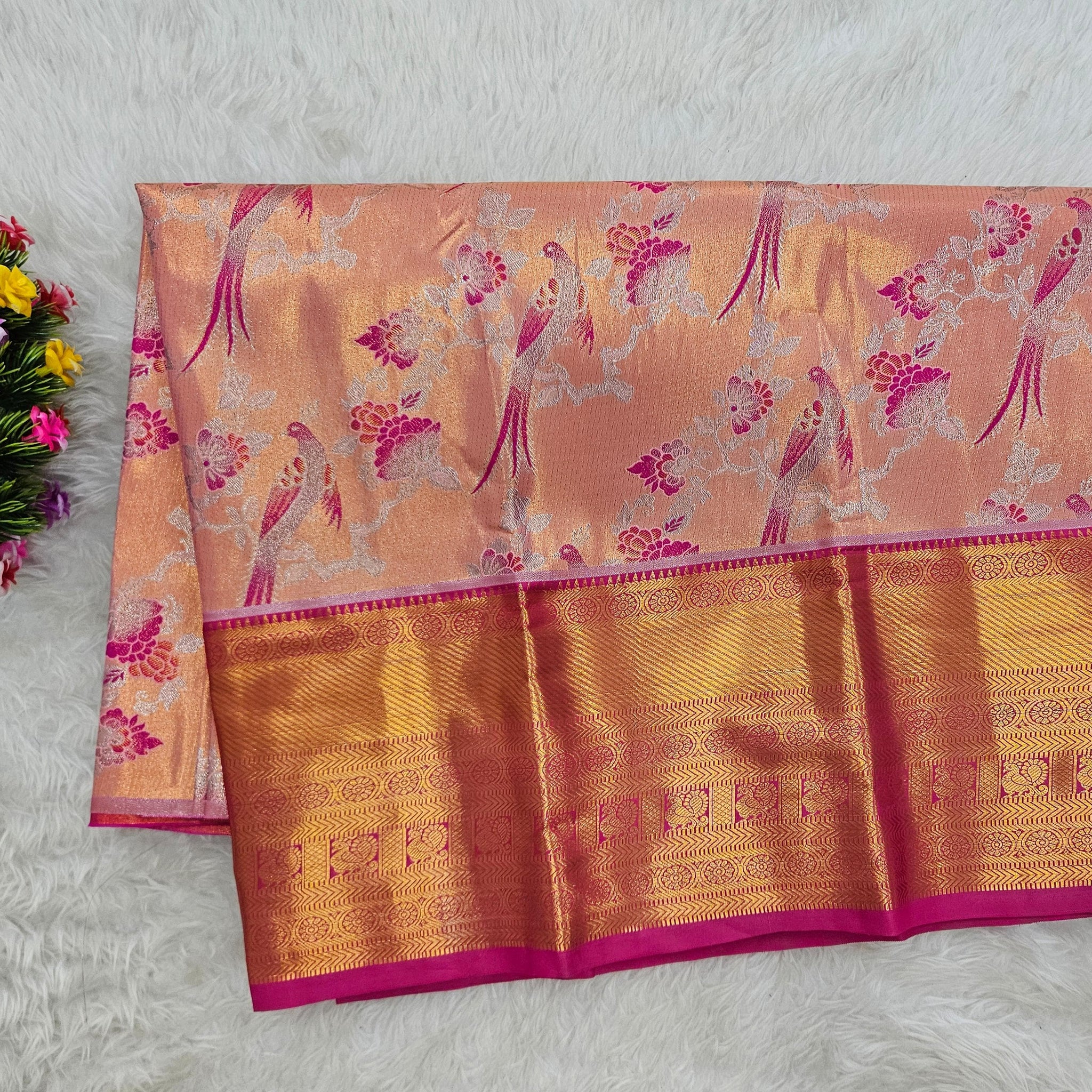 (2–5  Year) Lehenga – Unstitched (Blouse + Material)