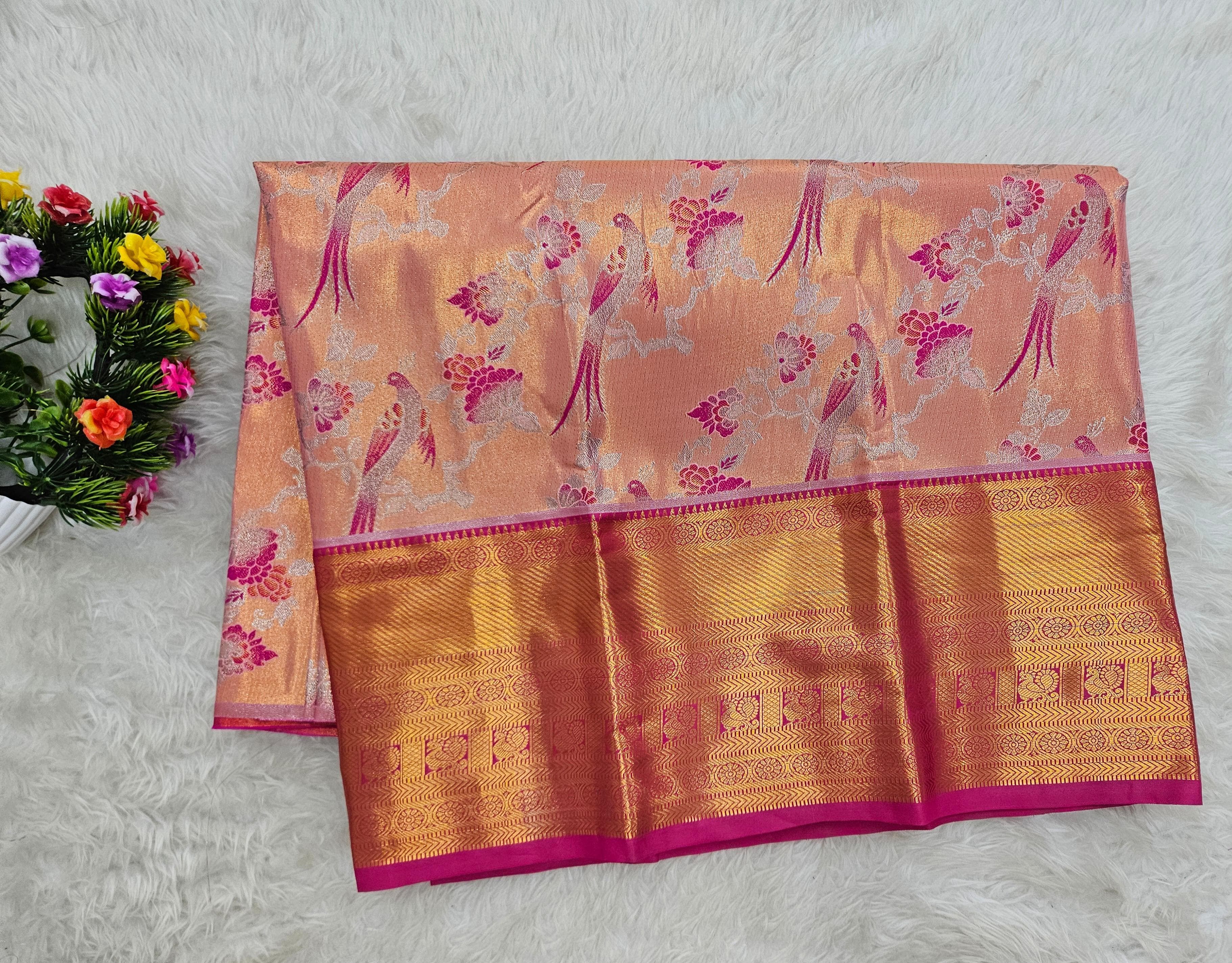 (2–5  Year) Lehenga – Unstitched (Blouse + Material)