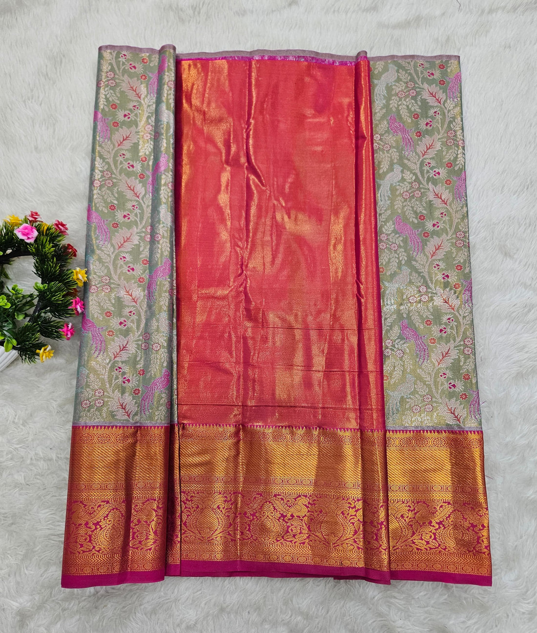 (2–5  Year) Lehenga – Unstitched (Blouse + Material)