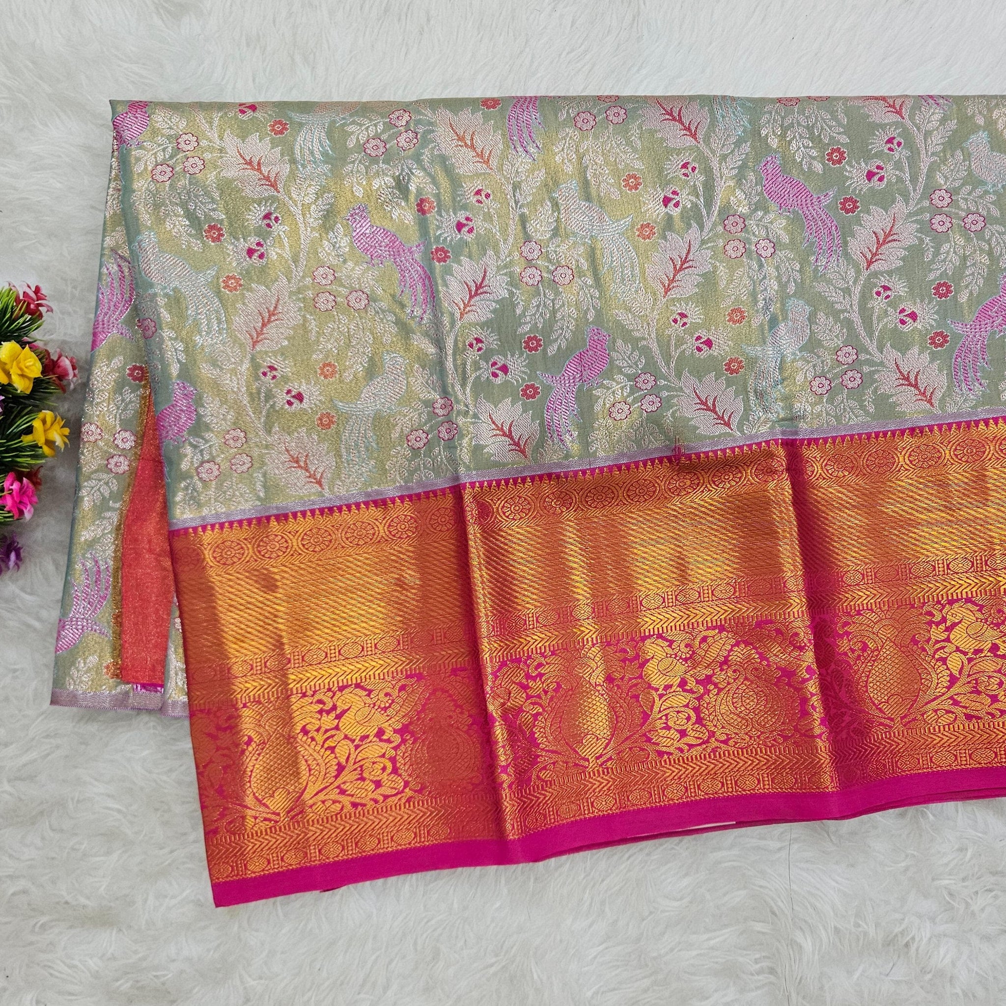 (2–5  Year) Lehenga – Unstitched (Blouse + Material)