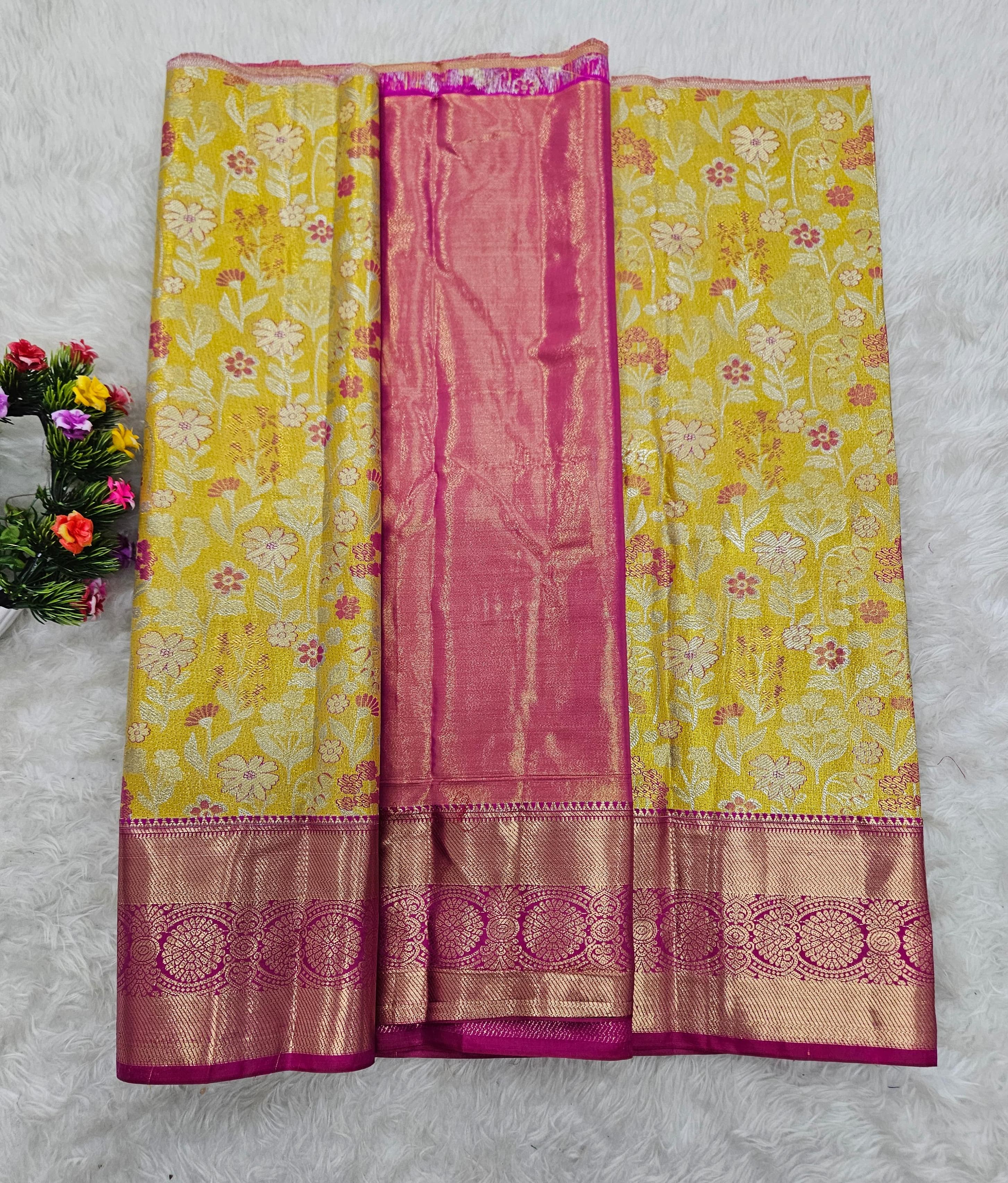 (2–5  Year) Lehenga – Unstitched (Blouse + Material)