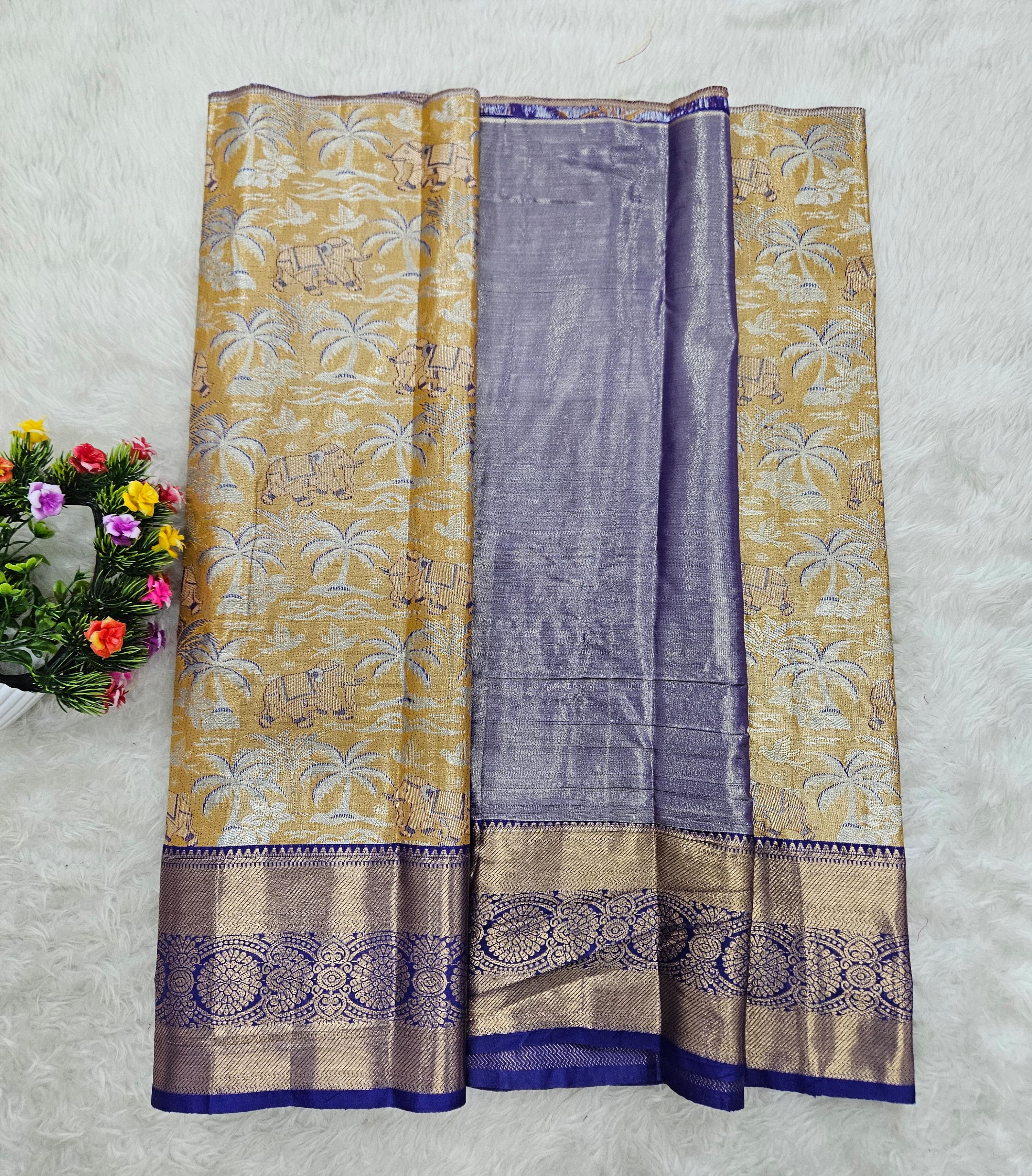 (2–5  Year) Lehenga – Unstitched (Blouse + Material)