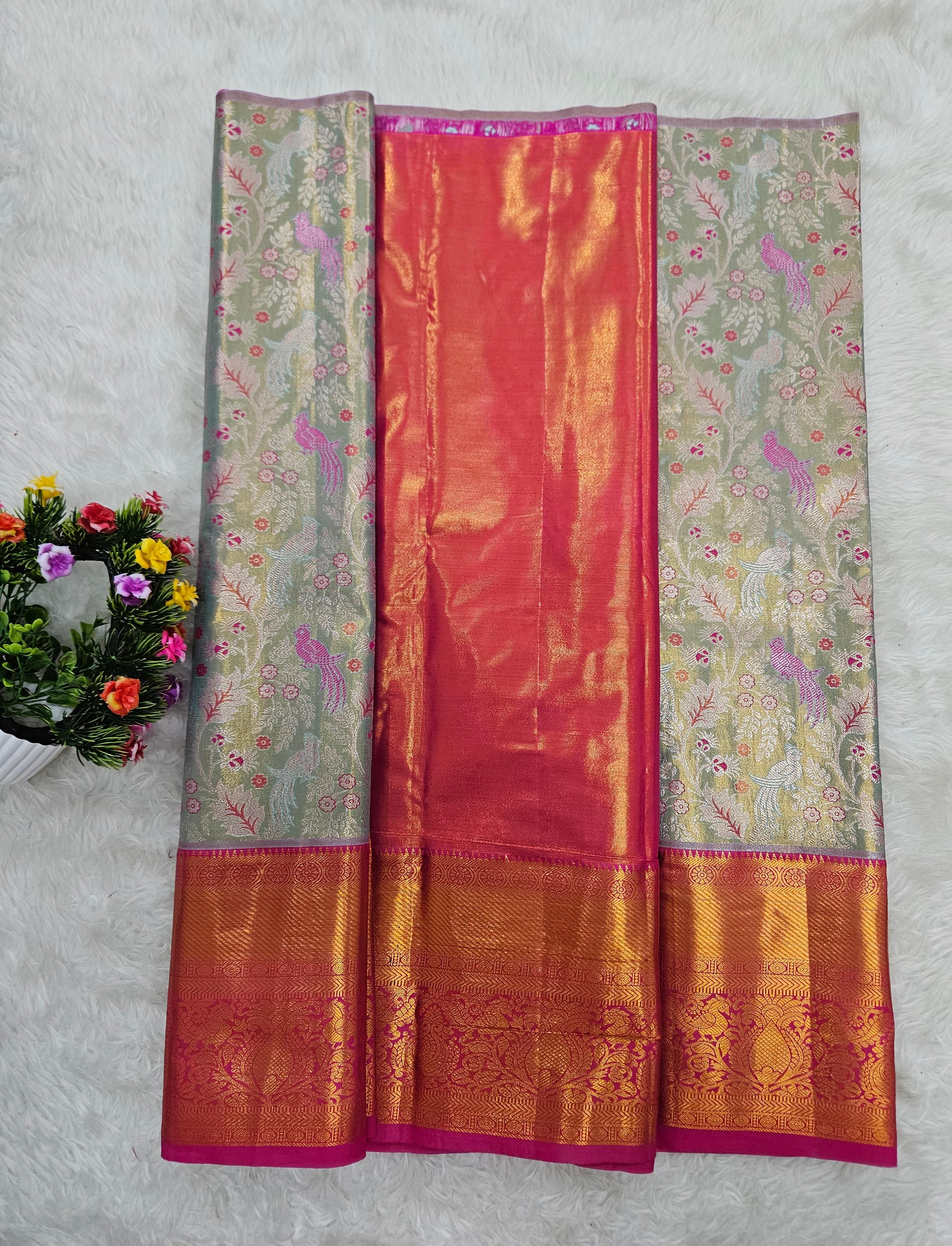 (2–5  Year) Lehenga – Unstitched (Blouse + Material)