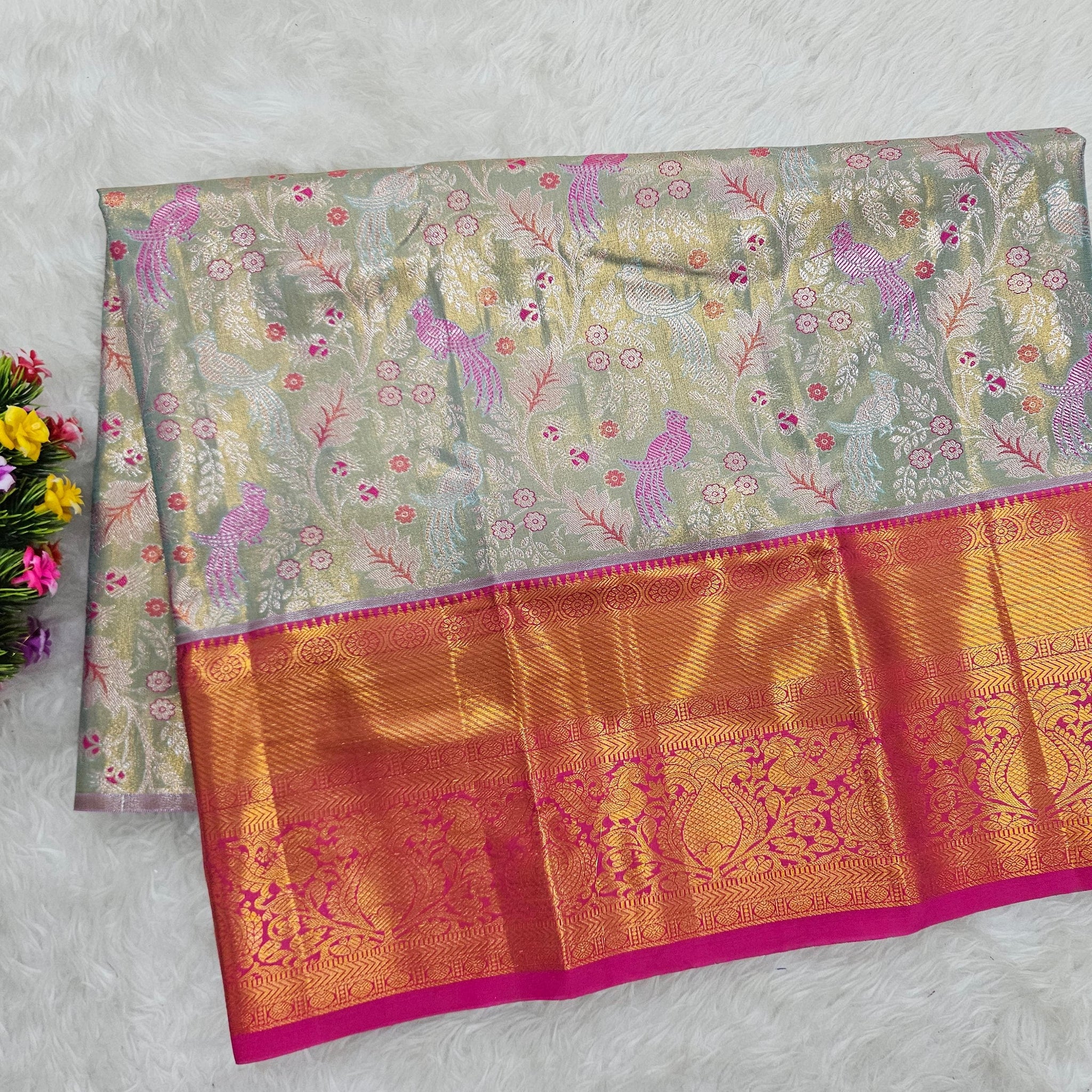 (2–5  Year) Lehenga – Unstitched (Blouse + Material)