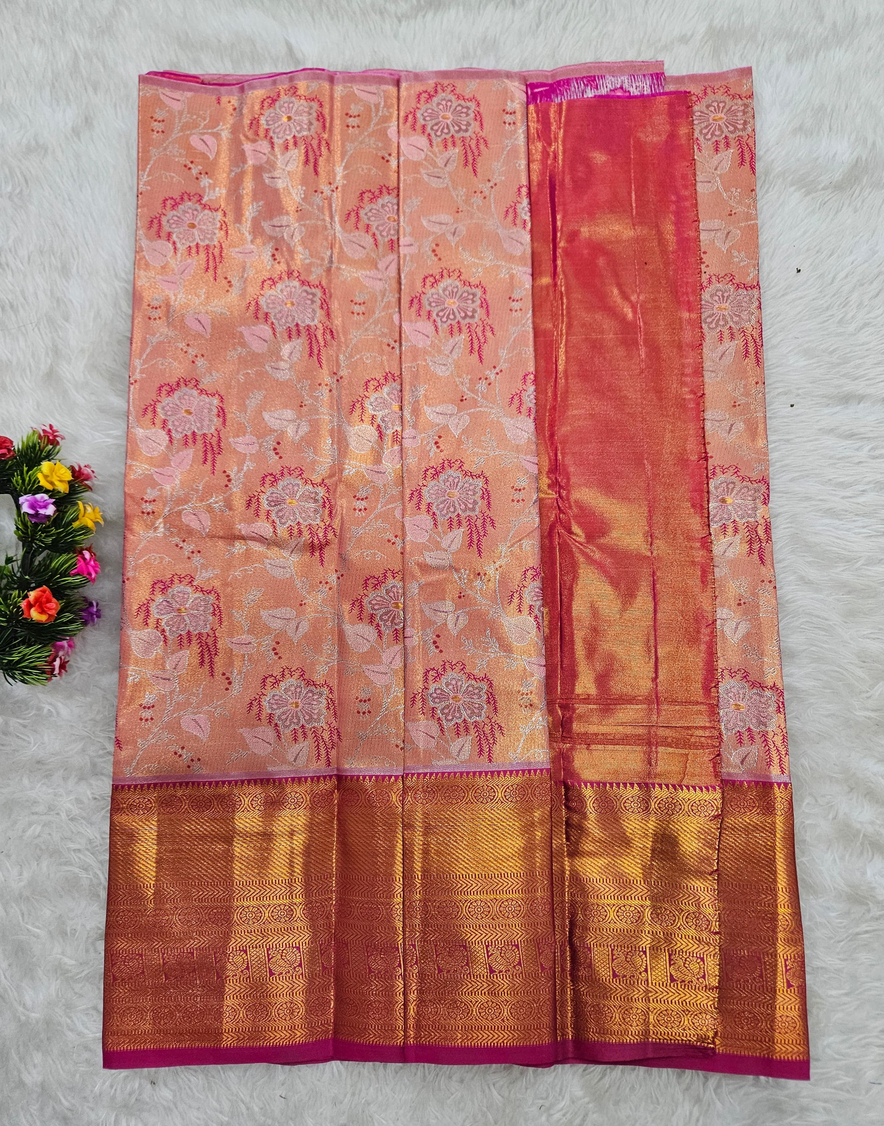 (2–5  Year) Lehenga – Unstitched (Blouse + Material)