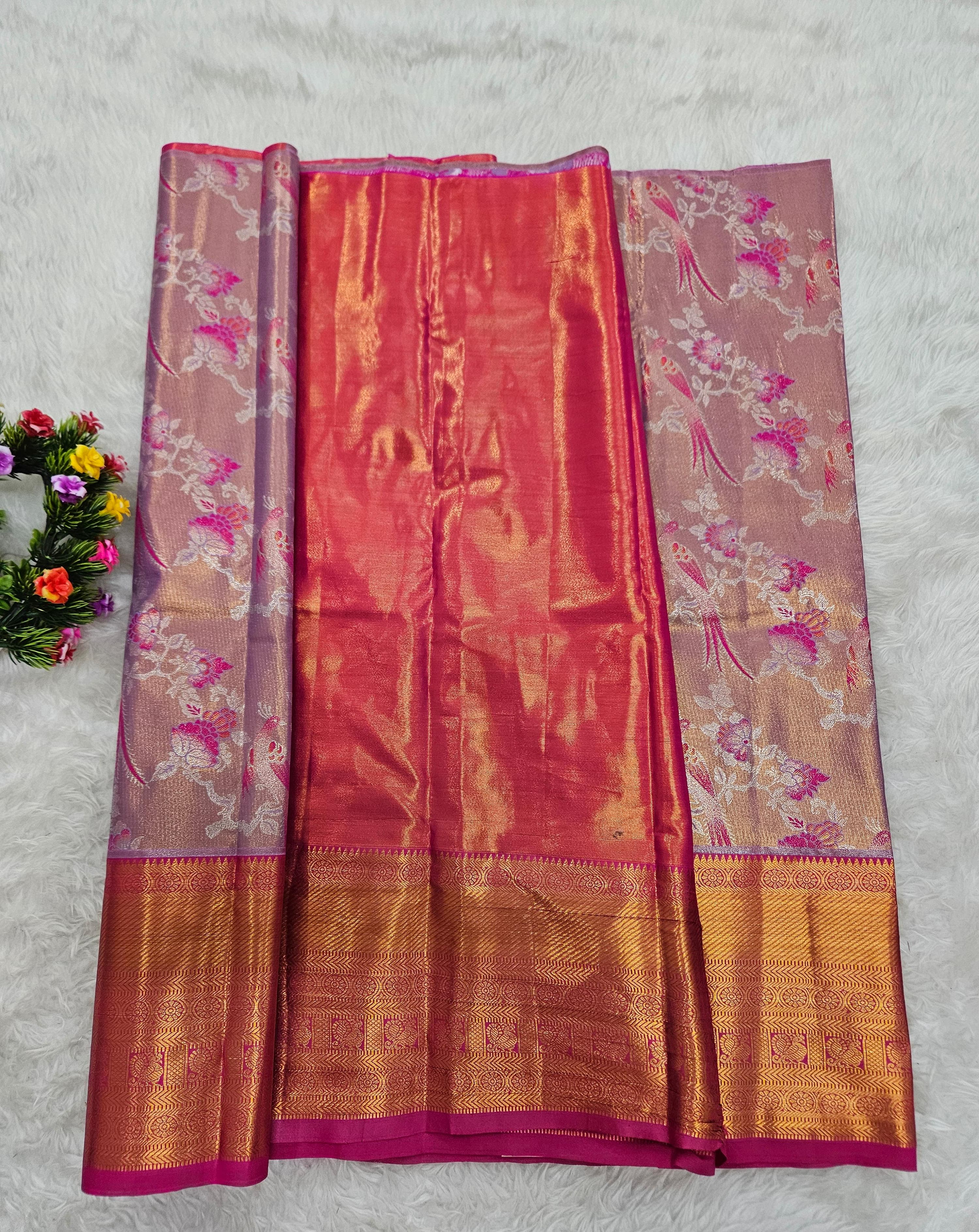 (2–5  Year) Lehenga – Unstitched (Blouse + Material)