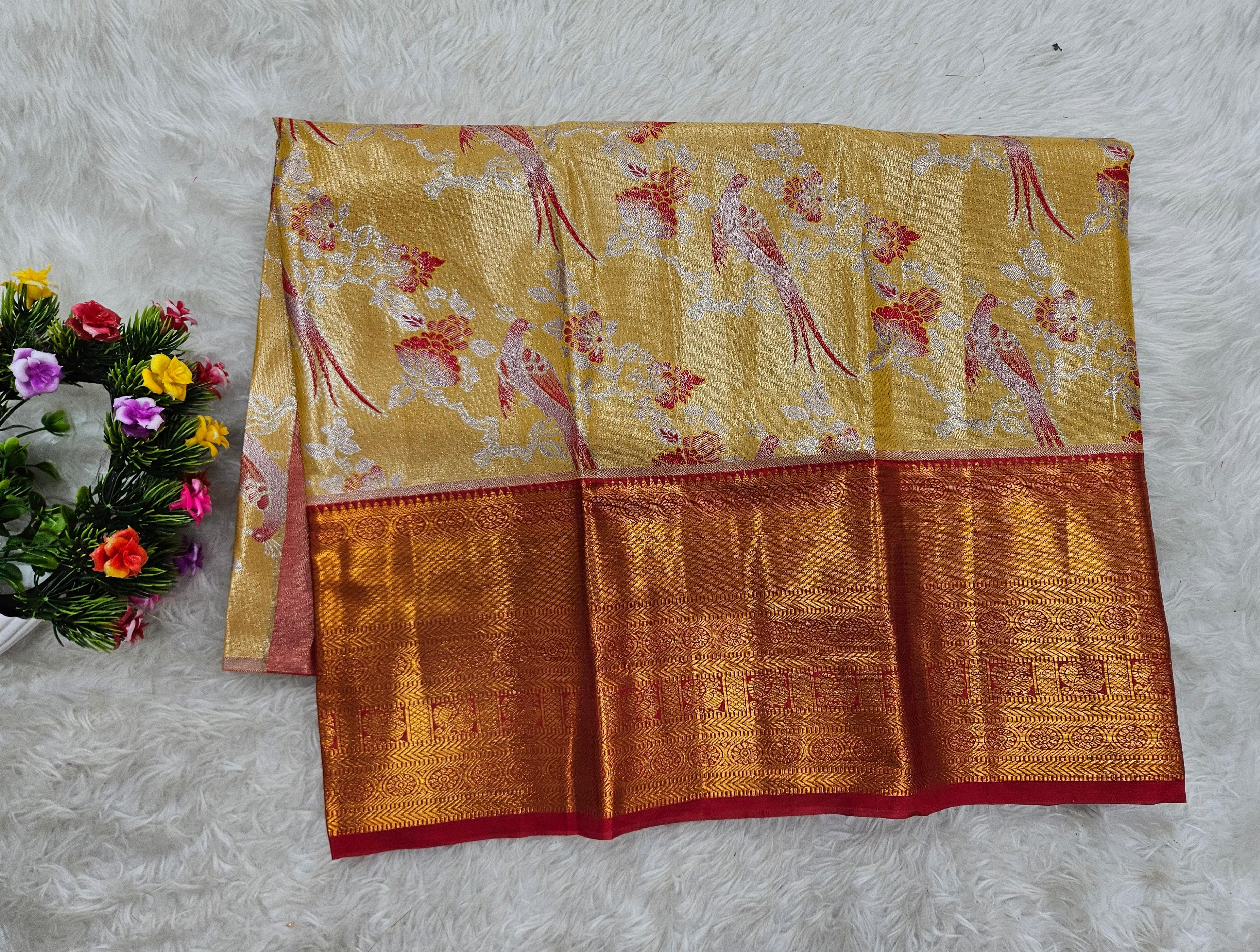 (2–5  Year) Lehenga – Unstitched (Blouse + Material)