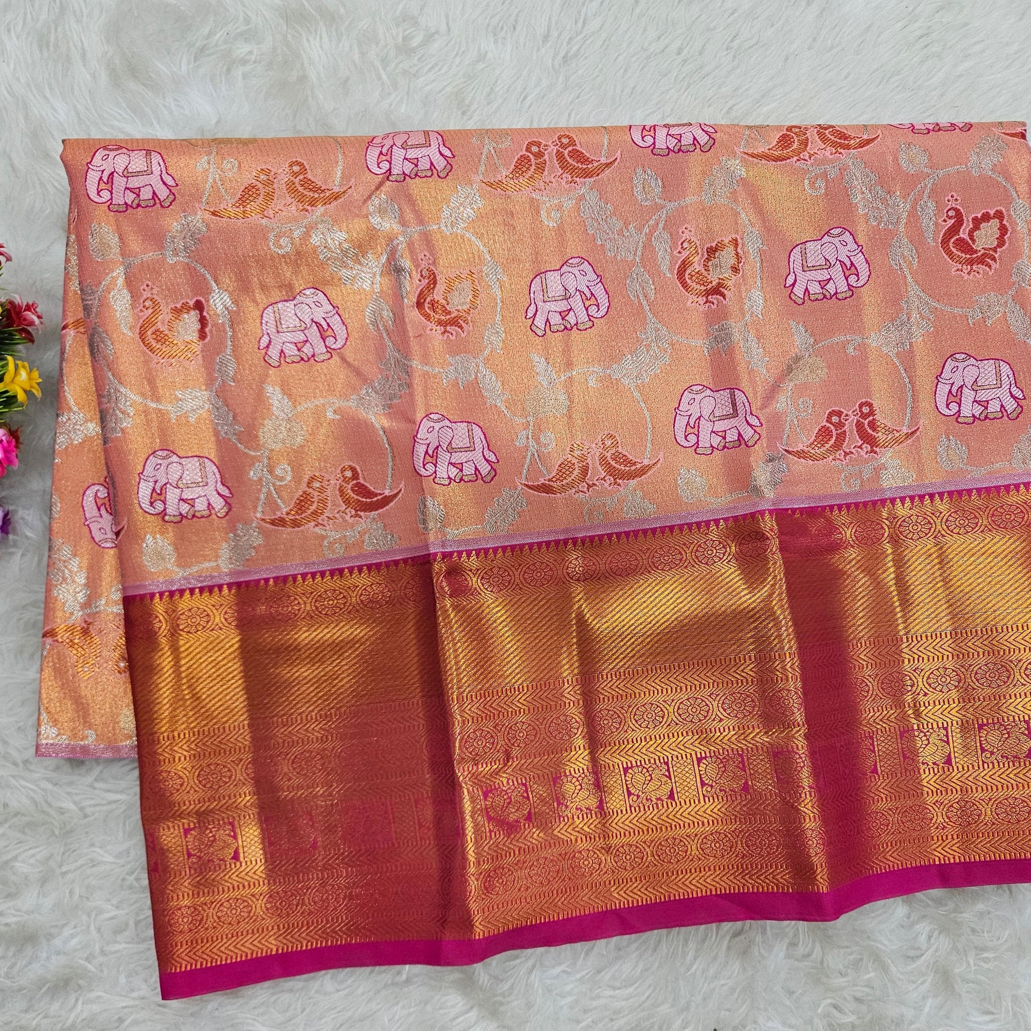 (2–5  Year) Lehenga – Unstitched (Blouse + Material)