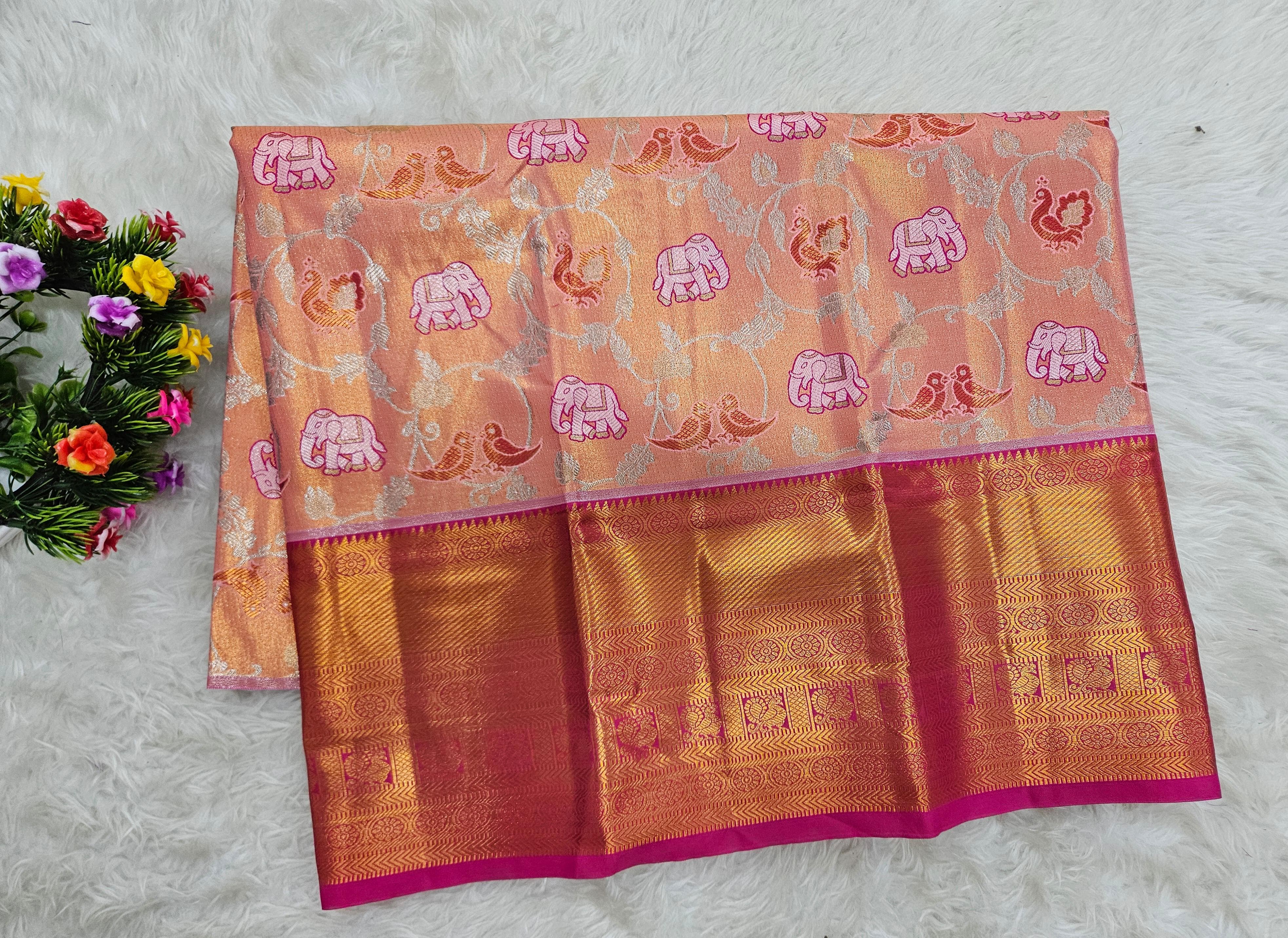 (2–5  Year) Lehenga – Unstitched (Blouse + Material)