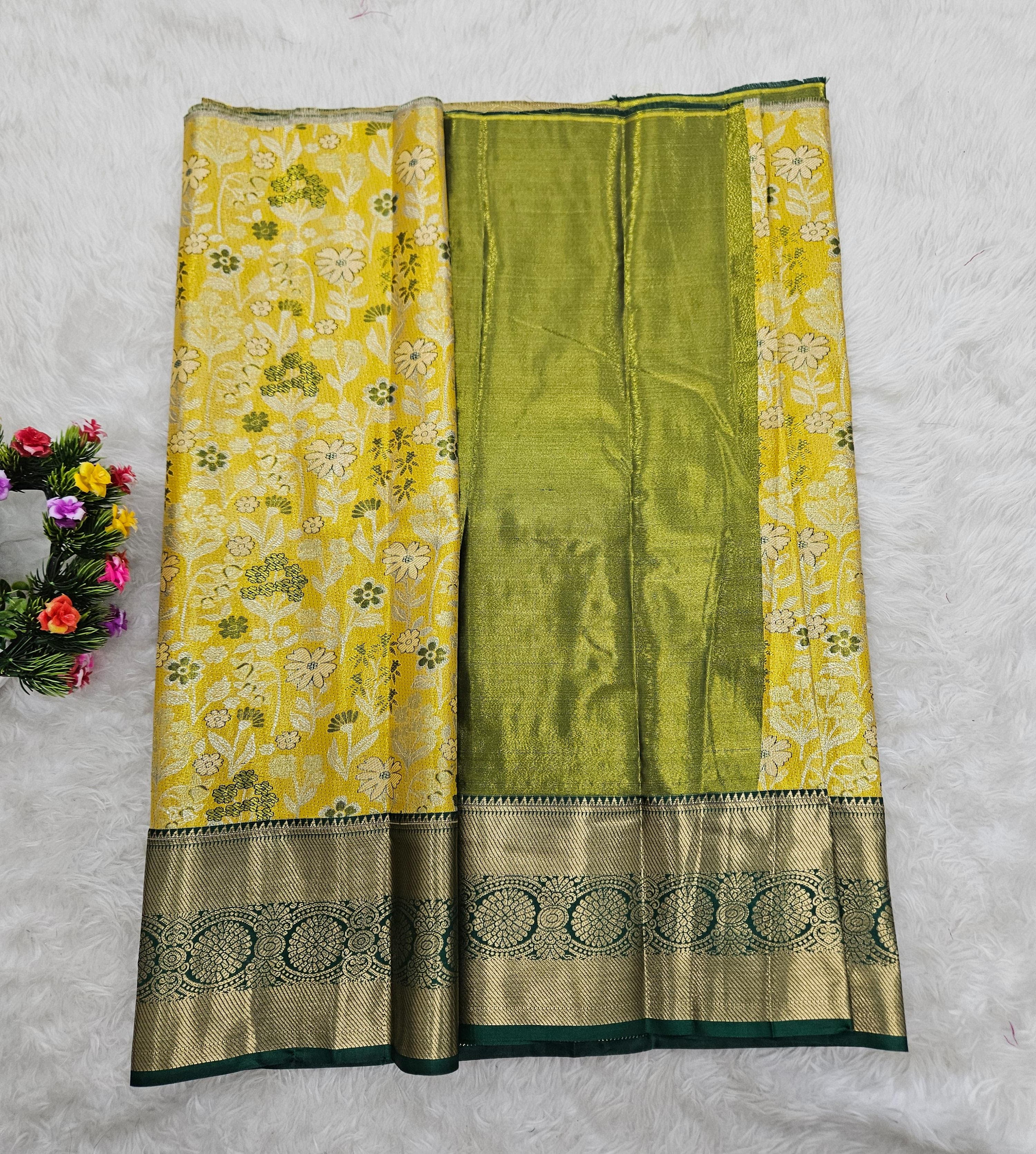 (2–5  Year) Lehenga – Unstitched (Blouse + Material)