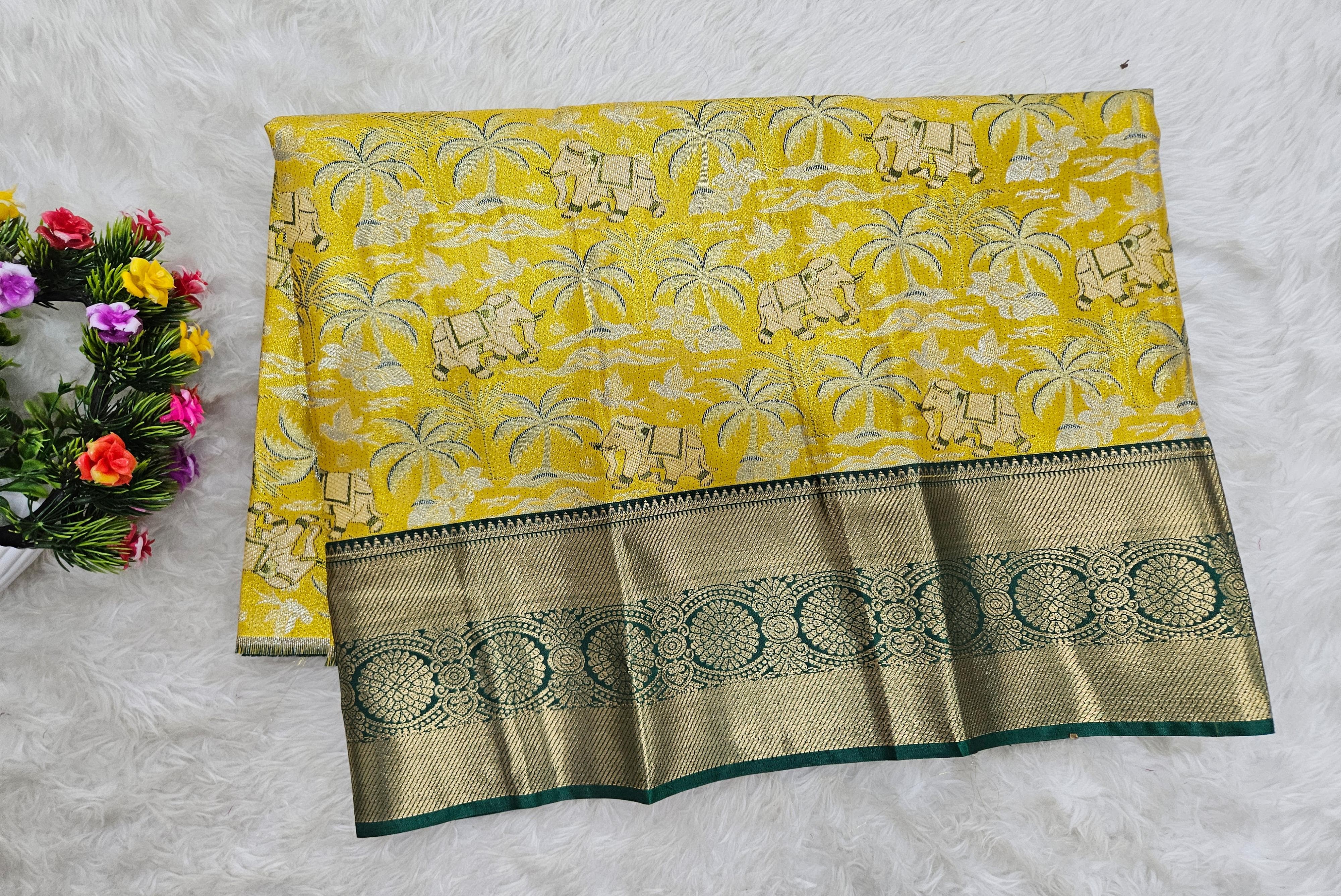 (2–5  Year) Lehenga – Unstitched (Blouse + Material)