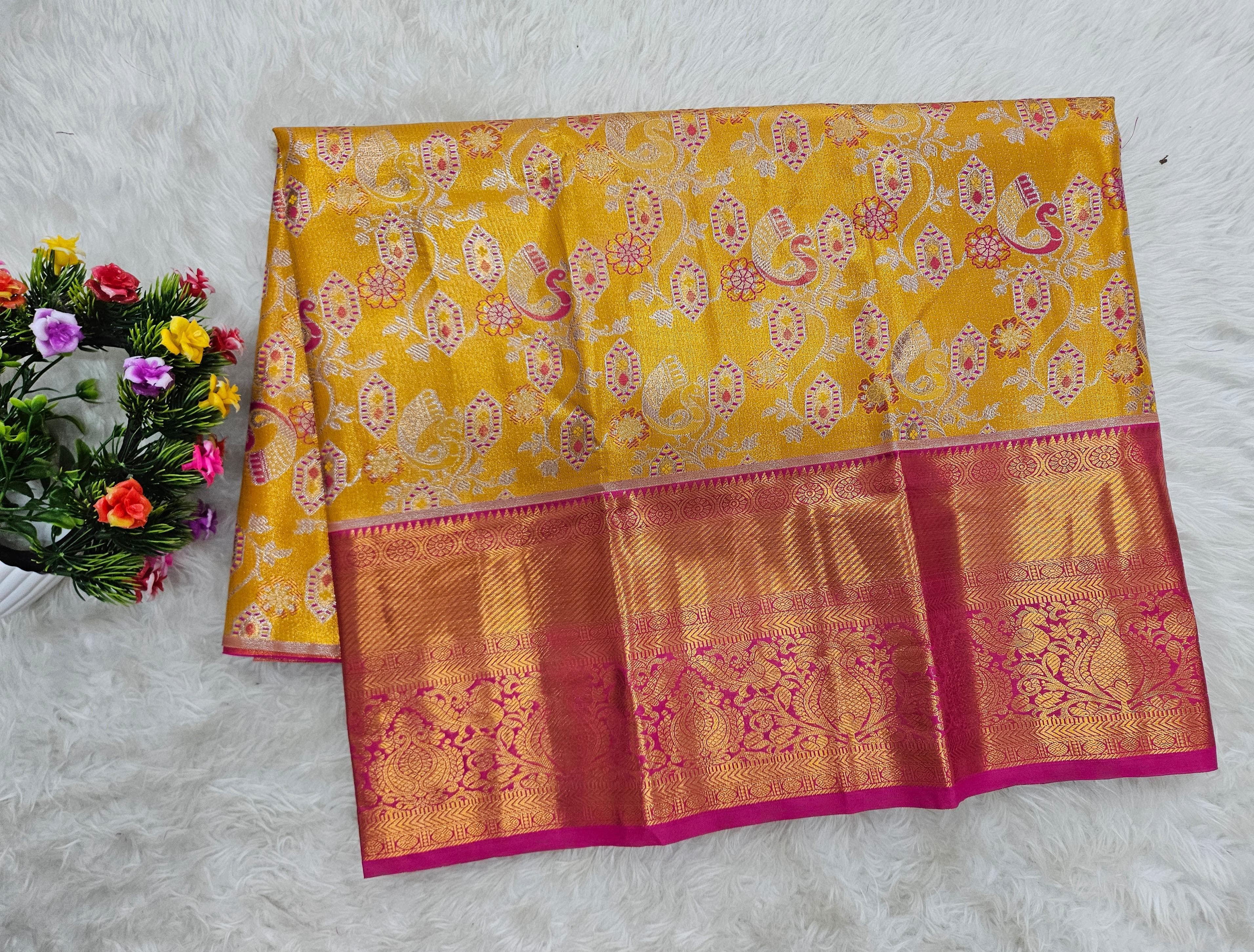 (2–5  Year) Lehenga – Unstitched (Blouse + Material)