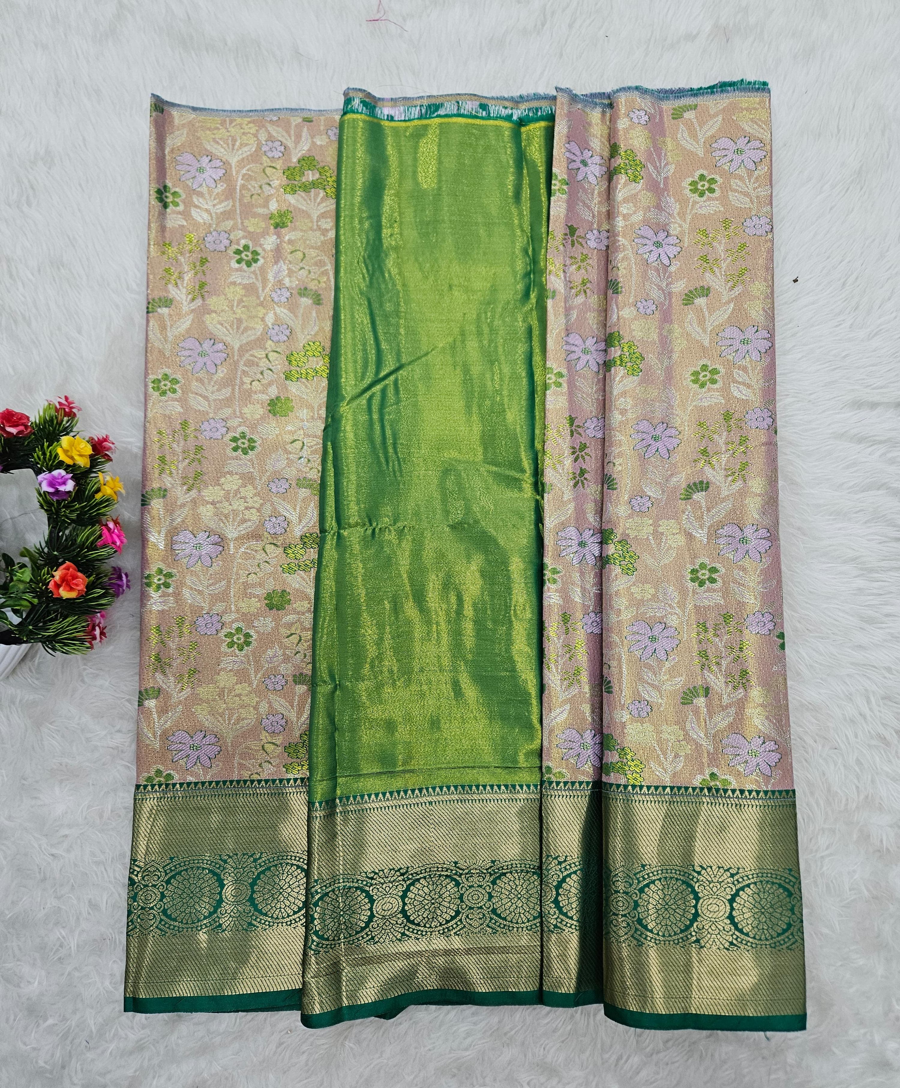 (2–5  Year) Lehenga – Unstitched (Blouse + Material)