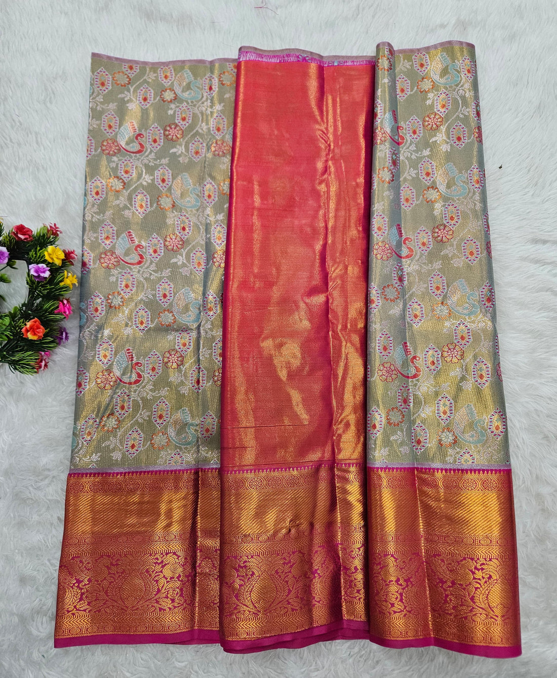 (2–5  Year) Lehenga – Unstitched (Blouse + Material)