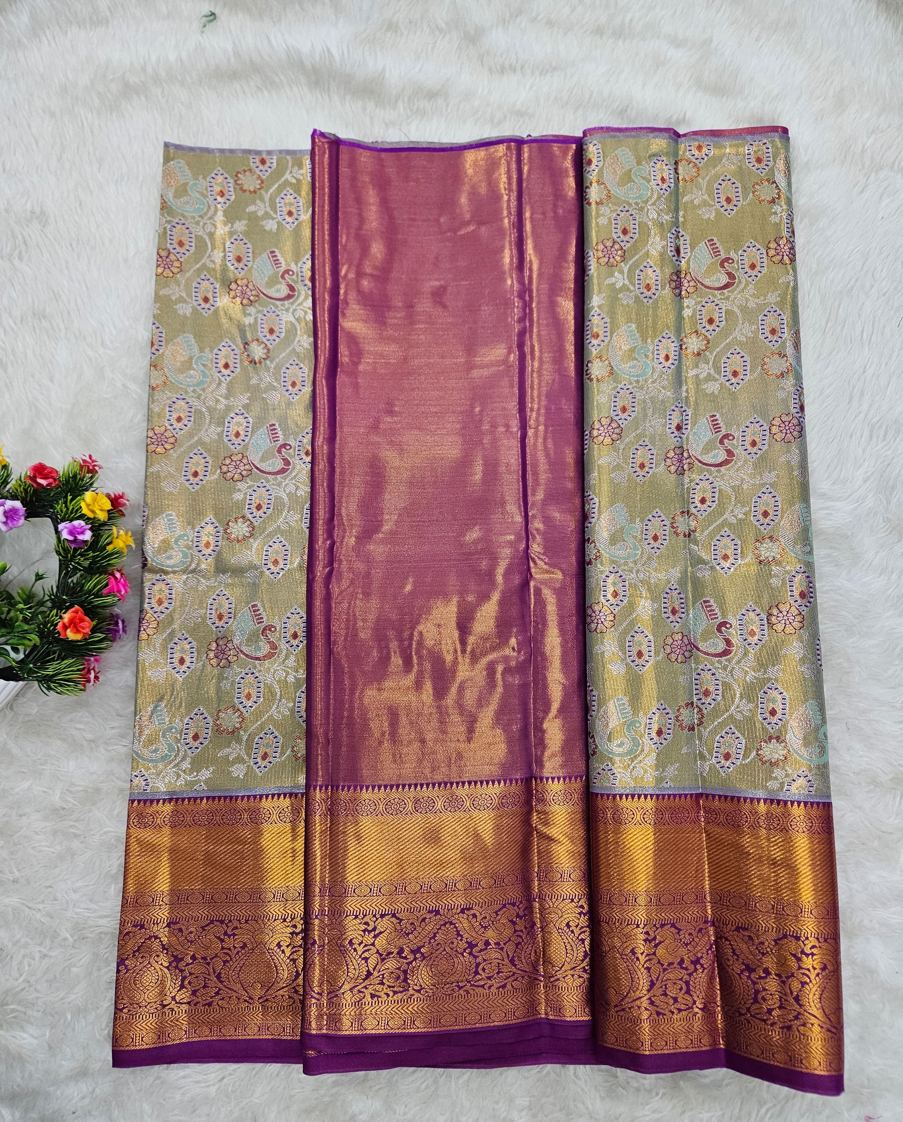 (2–5  Year) Lehenga – Unstitched (Blouse + Material)