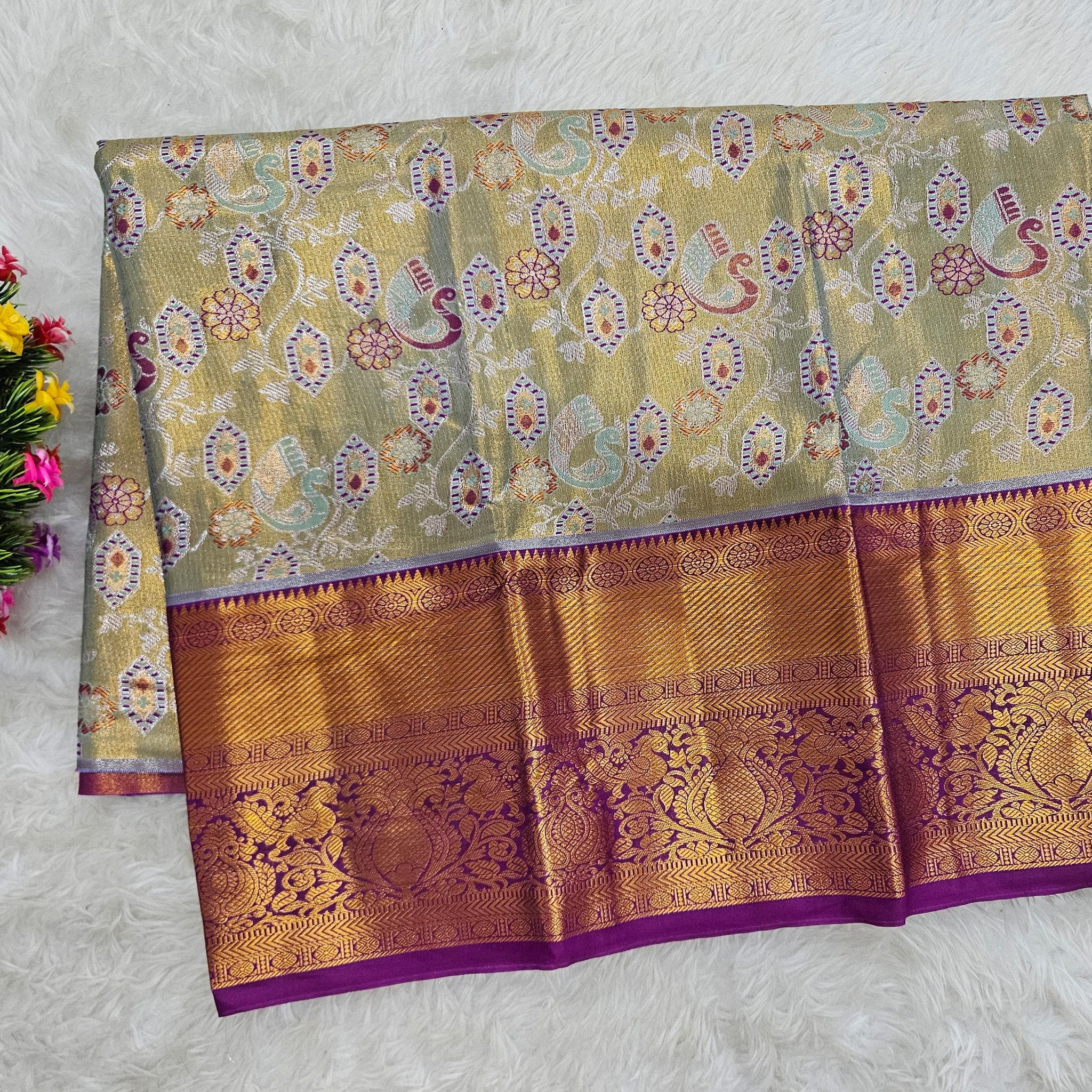 (2–5  Year) Lehenga – Unstitched (Blouse + Material)