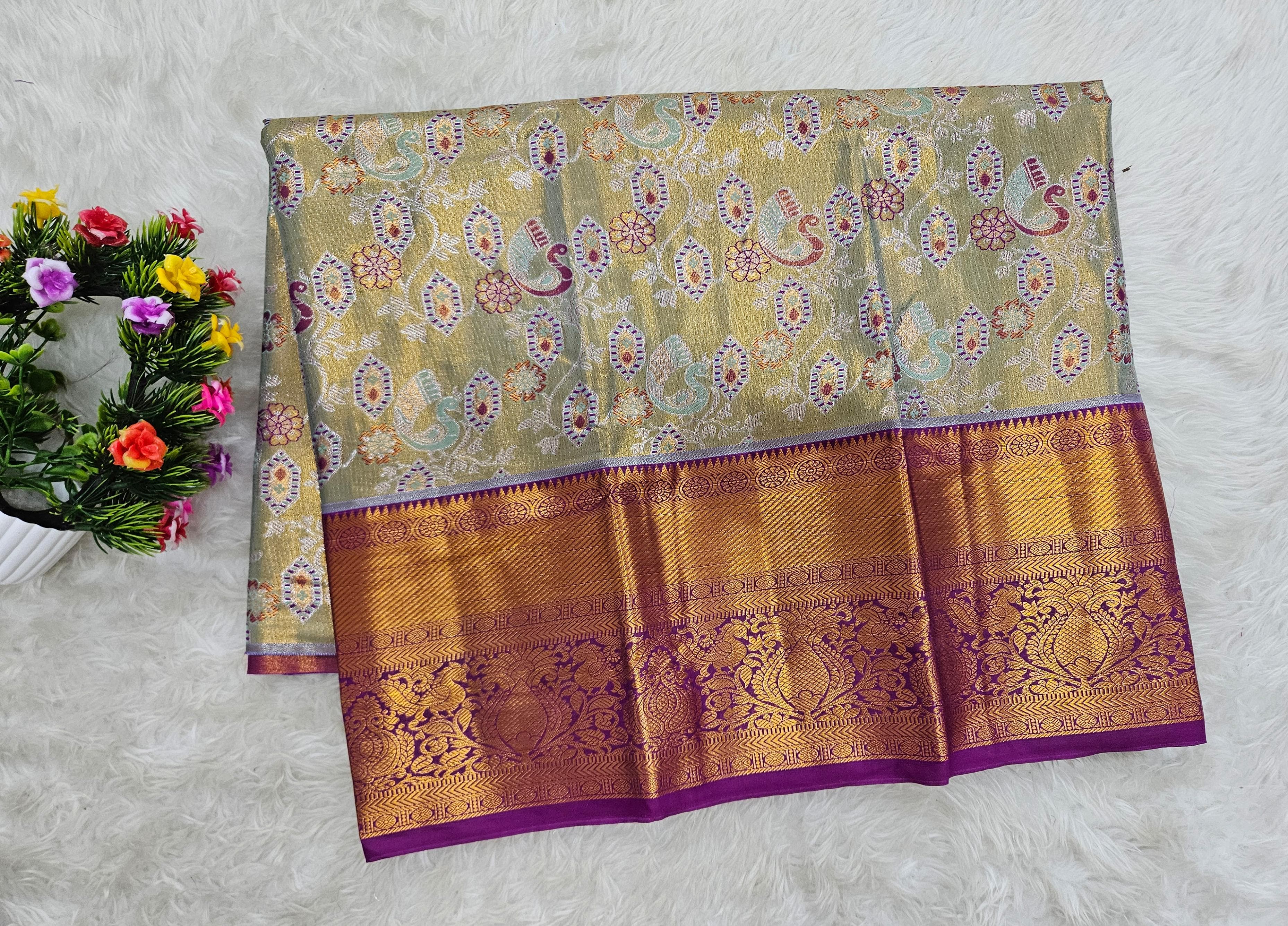 (2–5  Year) Lehenga – Unstitched (Blouse + Material)