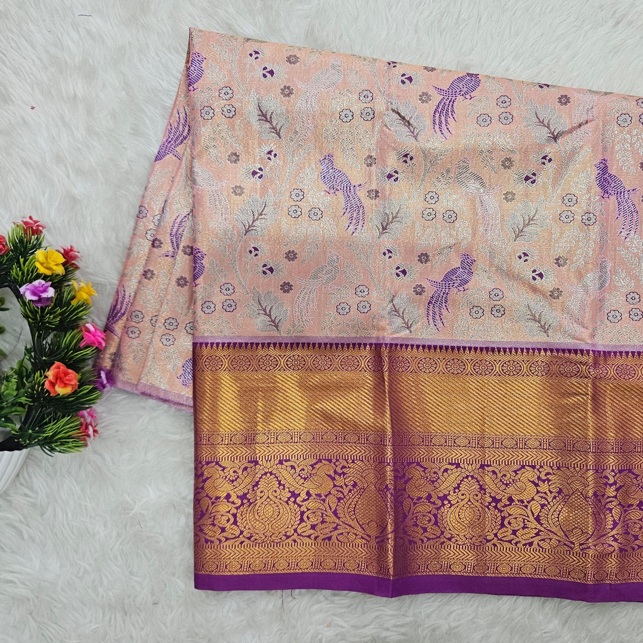 (2–5  Year) Lehenga – Unstitched (Blouse + Material)