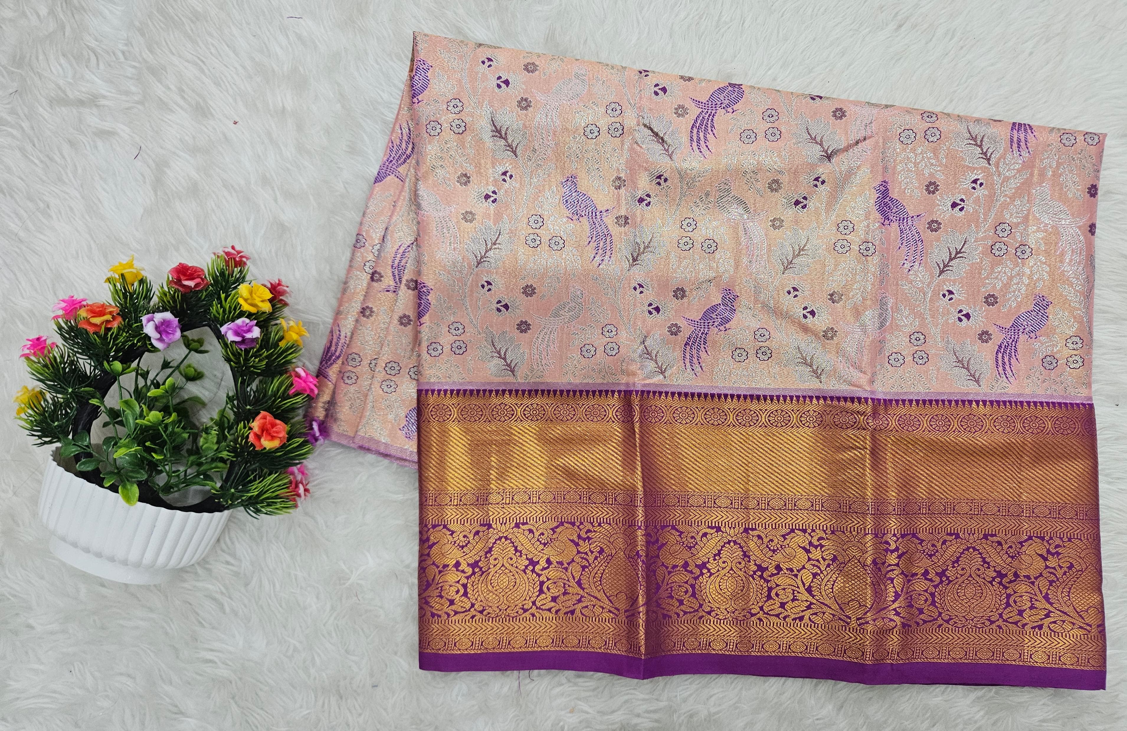 (2–5  Year) Lehenga – Unstitched (Blouse + Material)