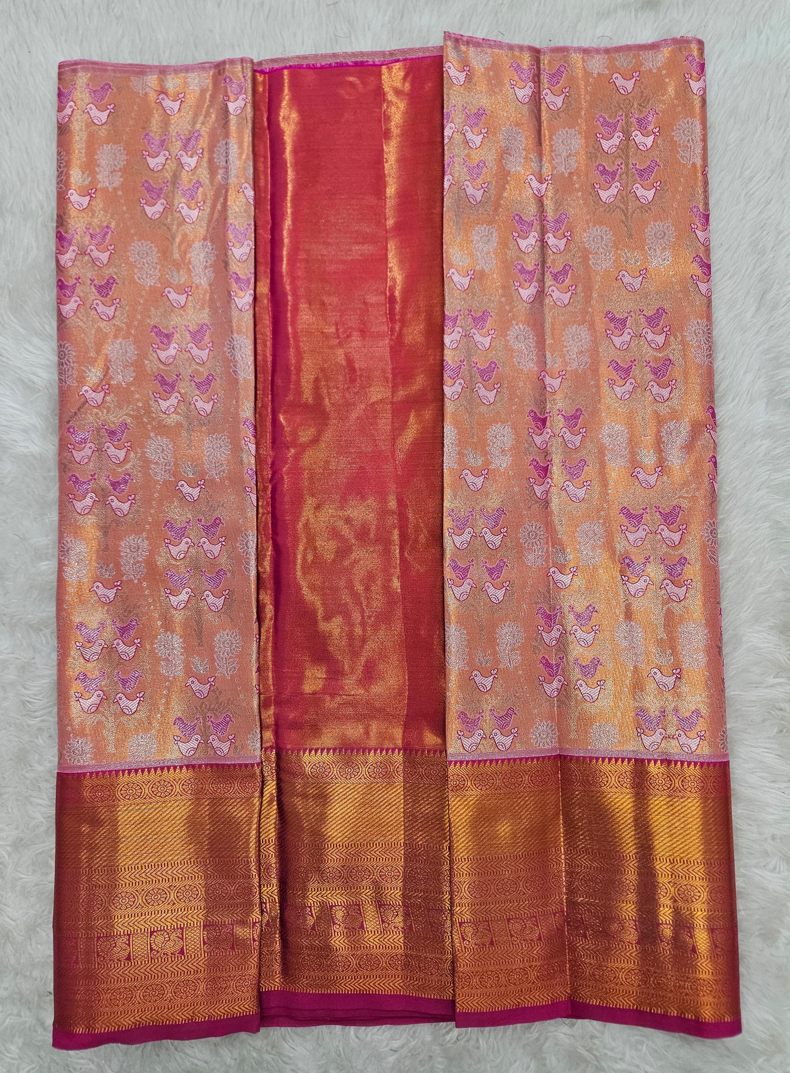 (2–5  Year) Lehenga – Unstitched (Blouse + Material)