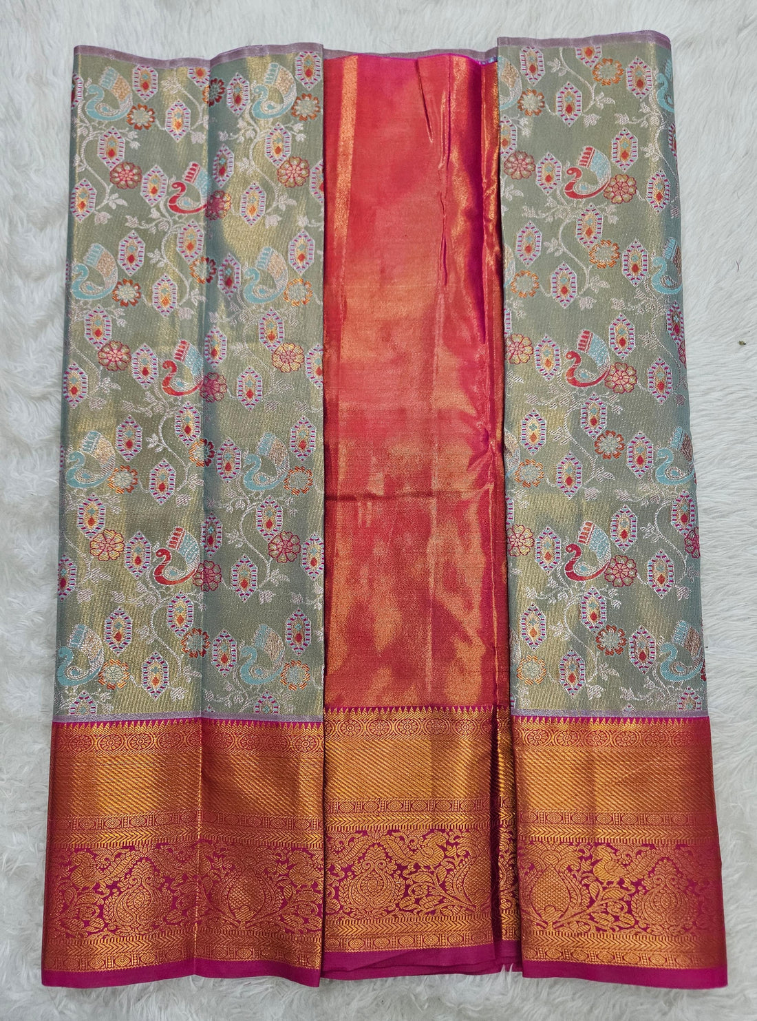 (2–5  Year) Lehenga – Unstitched (Blouse + Material)