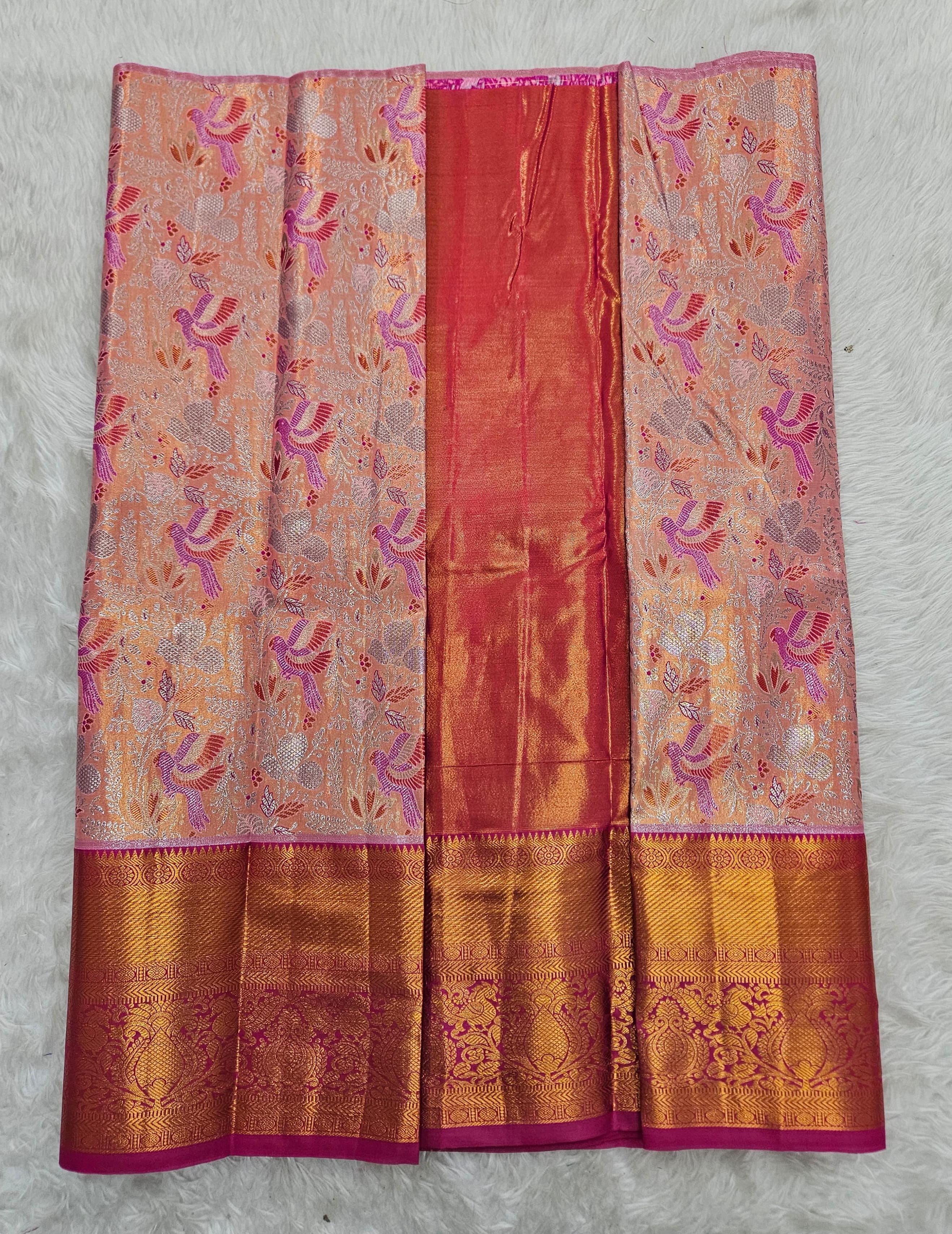 (2–5  Year) Lehenga – Unstitched (Blouse + Material)