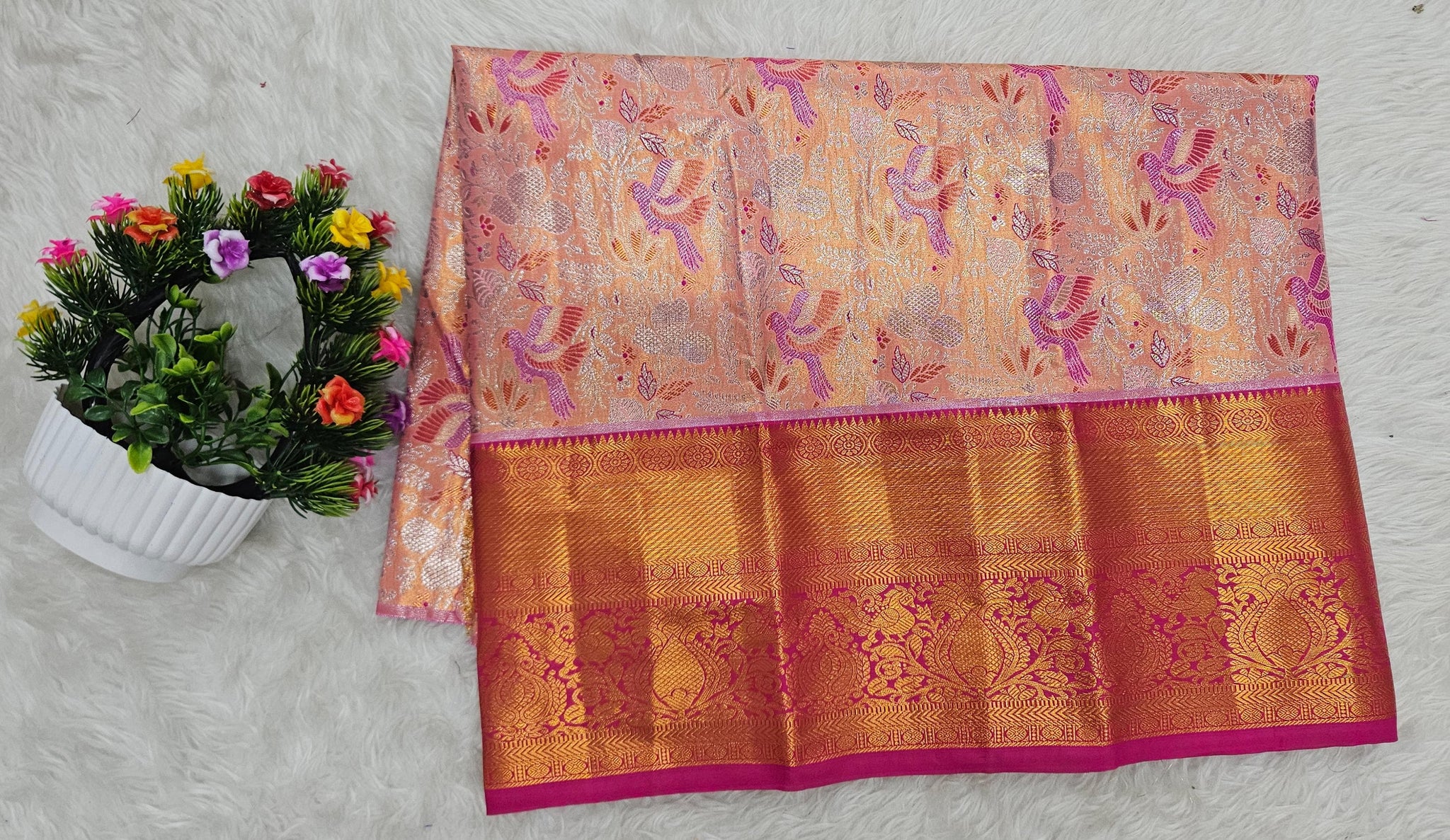 (2–5  Year) Lehenga – Unstitched (Blouse + Material)