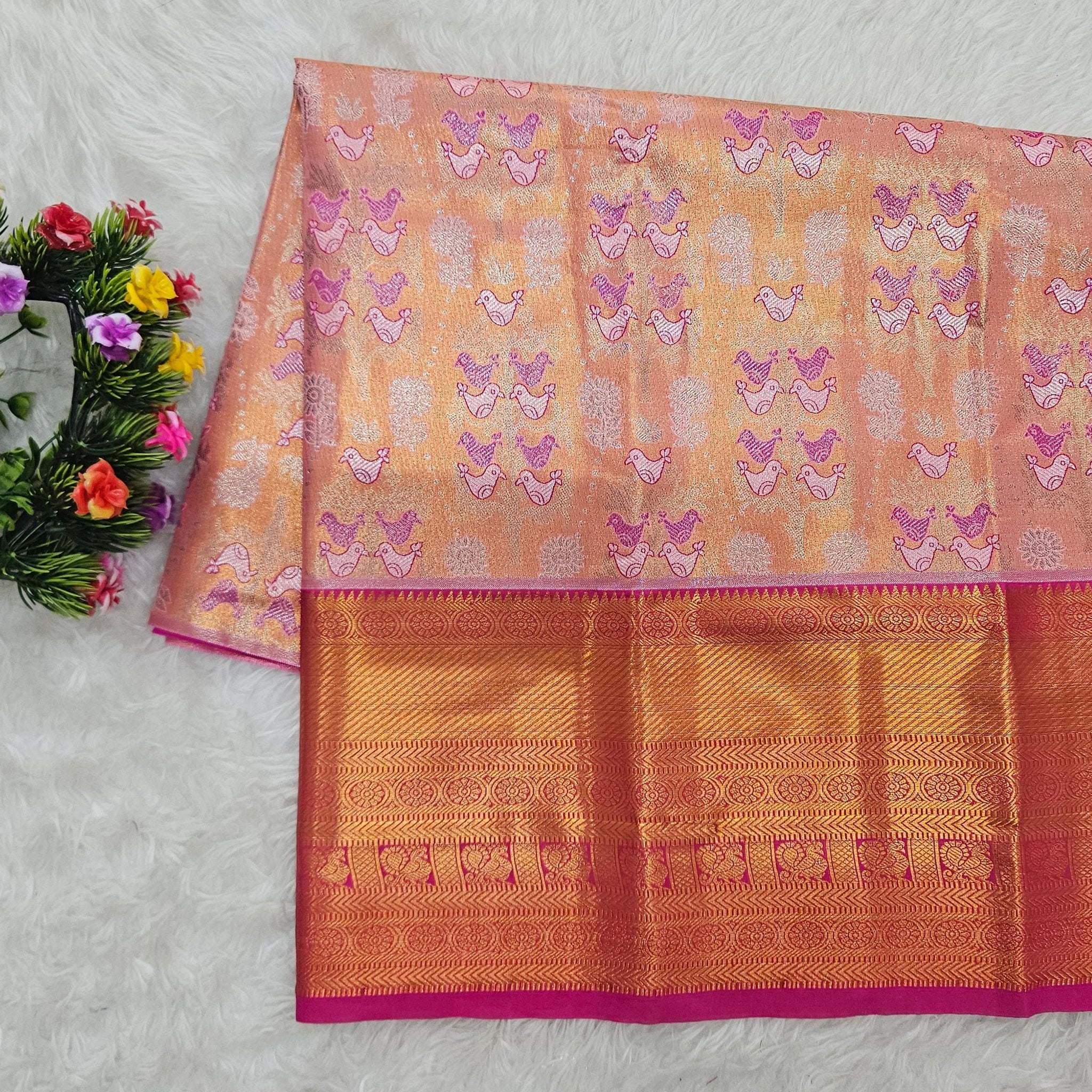 (2–5  Year) Lehenga – Unstitched (Blouse + Material)