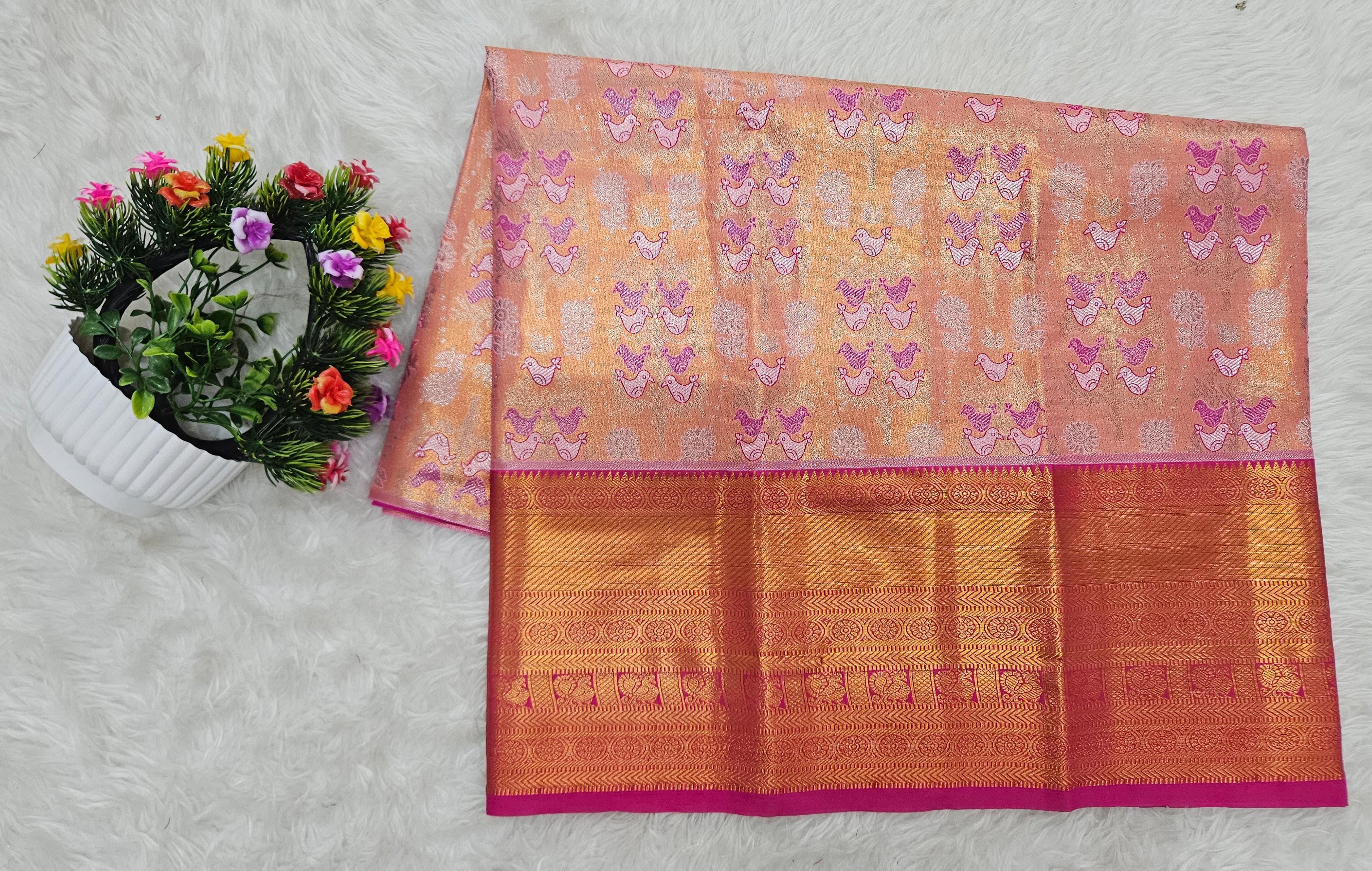 (2–5  Year) Lehenga – Unstitched (Blouse + Material)