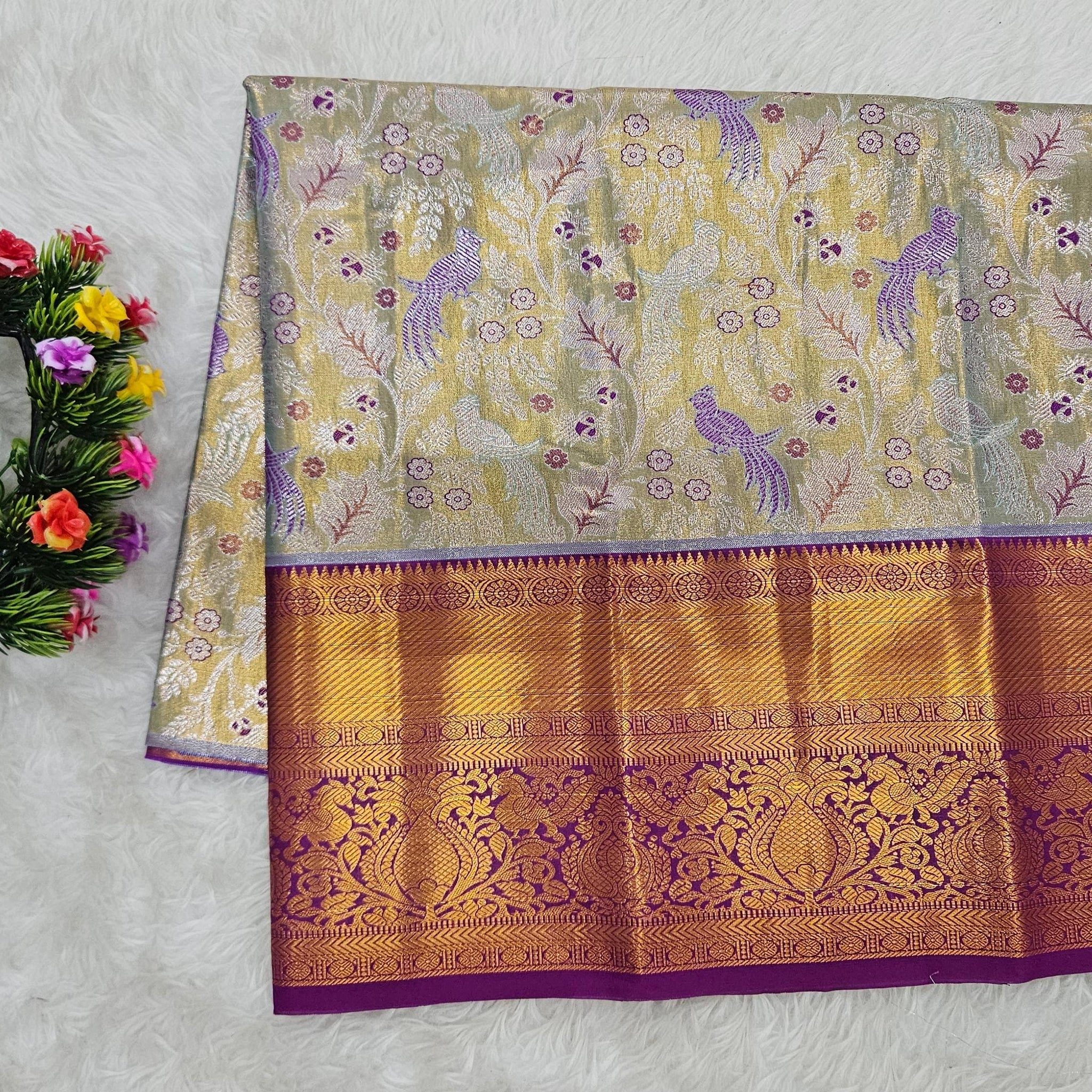 (2–5  Year) Lehenga – Unstitched (Blouse + Material)