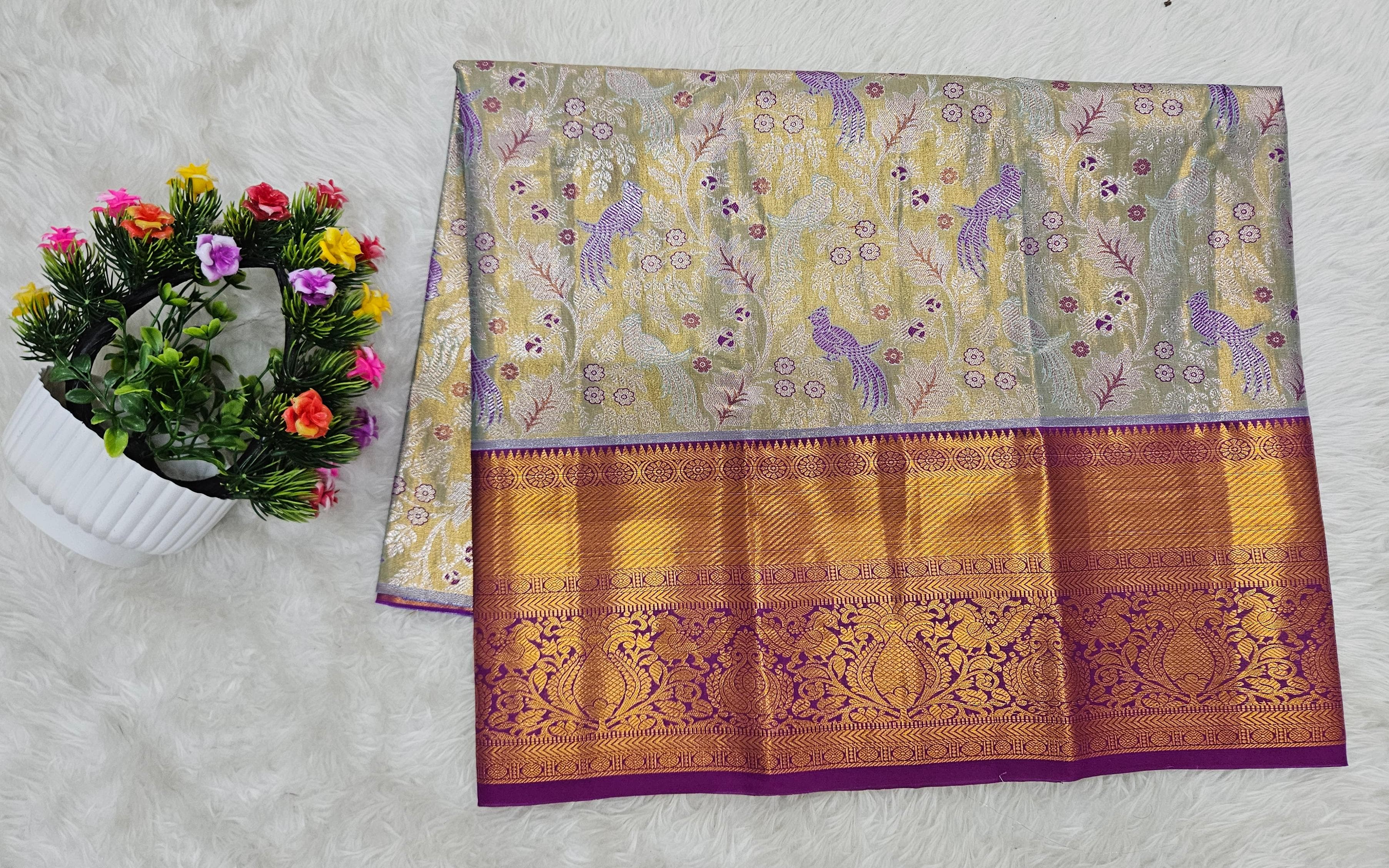 (2–5  Year) Lehenga – Unstitched (Blouse + Material)