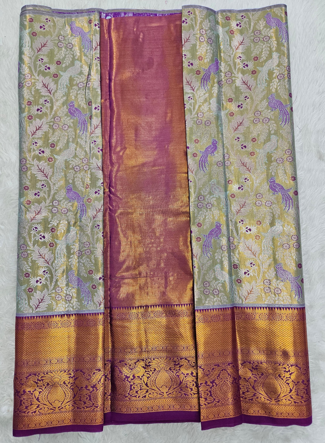 (2–5  Year) Lehenga – Unstitched (Blouse + Material)