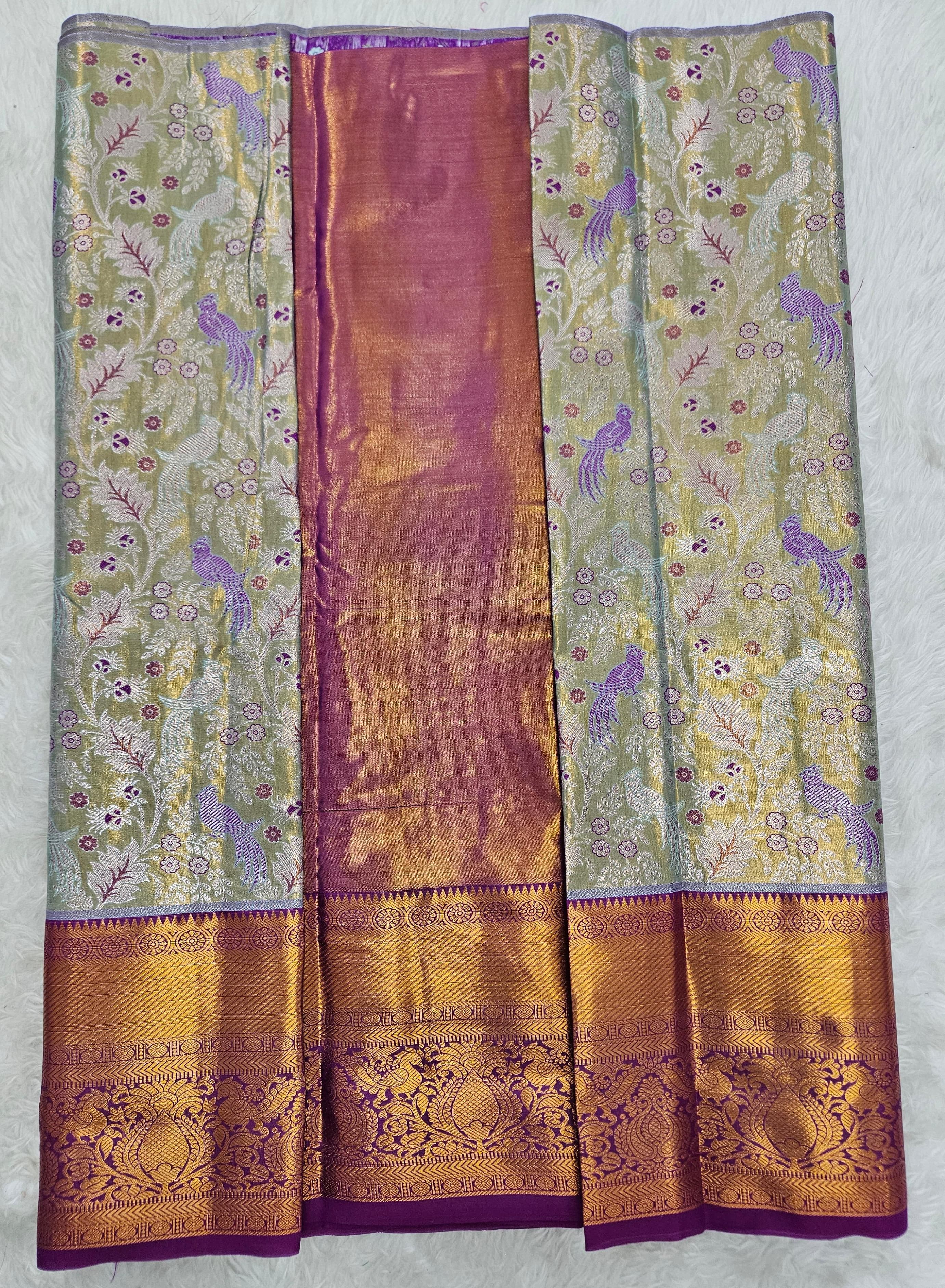 (2–5  Year) Lehenga – Unstitched (Blouse + Material)