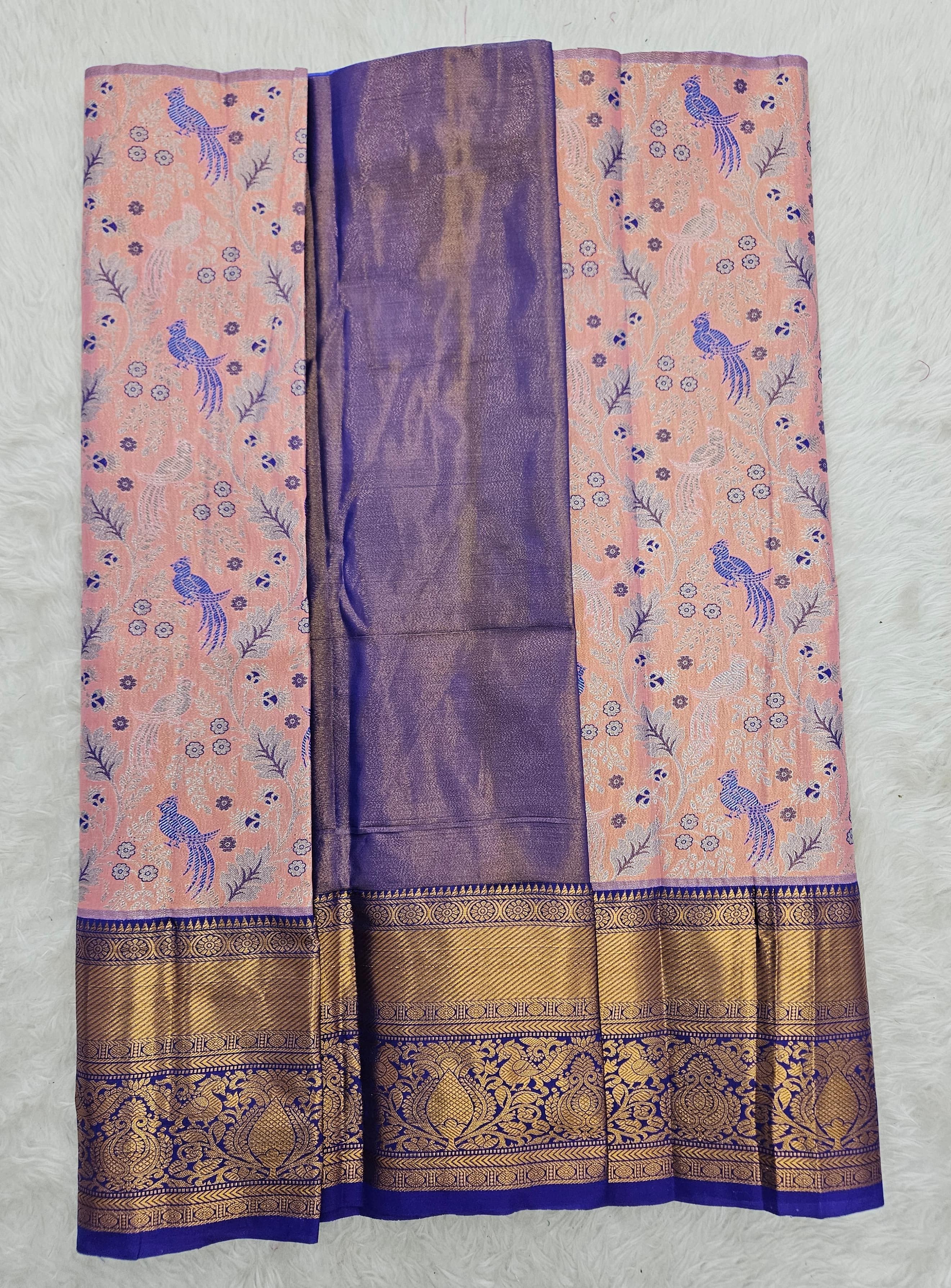 (2–5  Year) Lehenga – Unstitched (Blouse + Material)