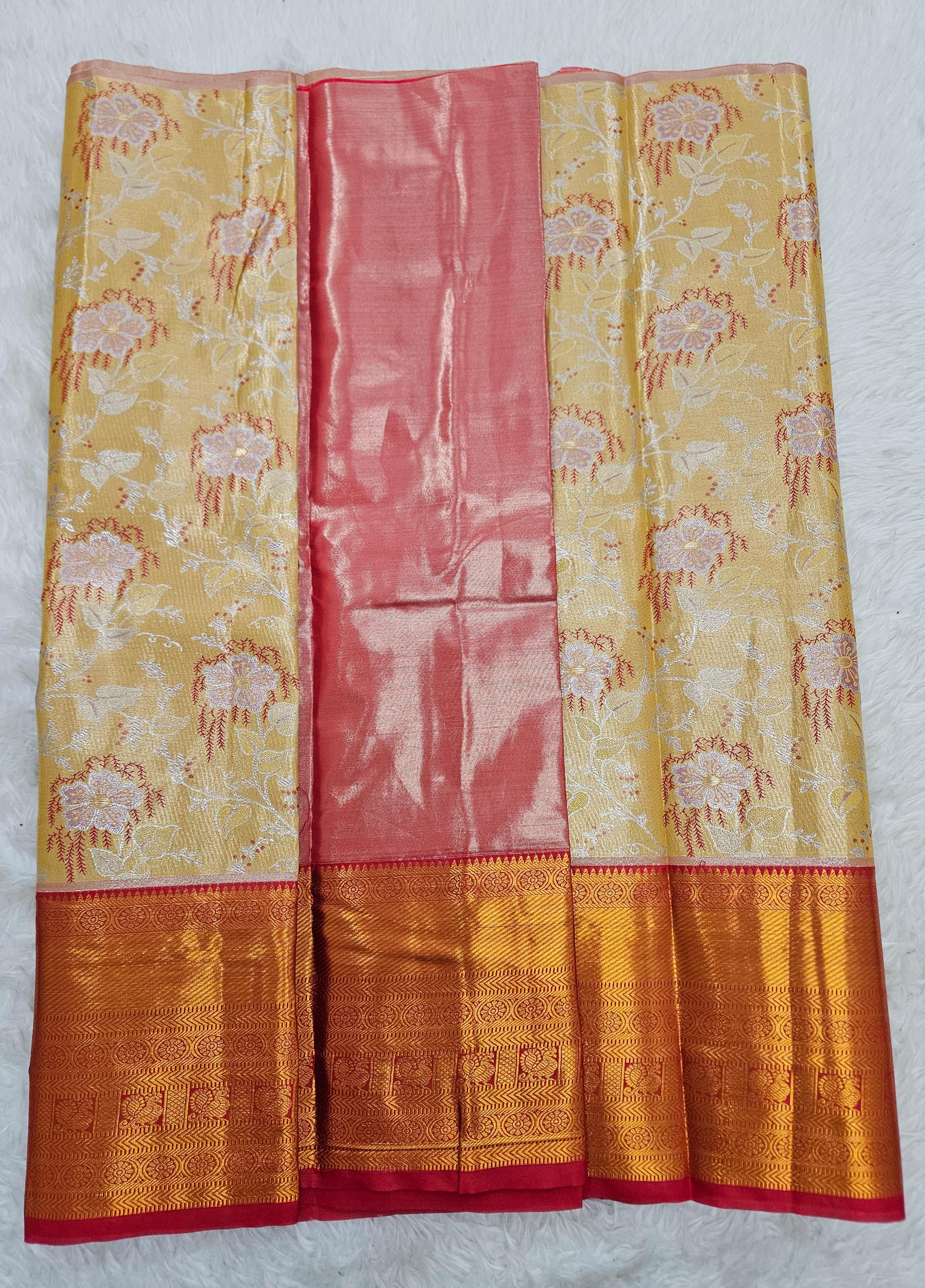 (2–5  Year) Lehenga – Unstitched (Blouse + Material)