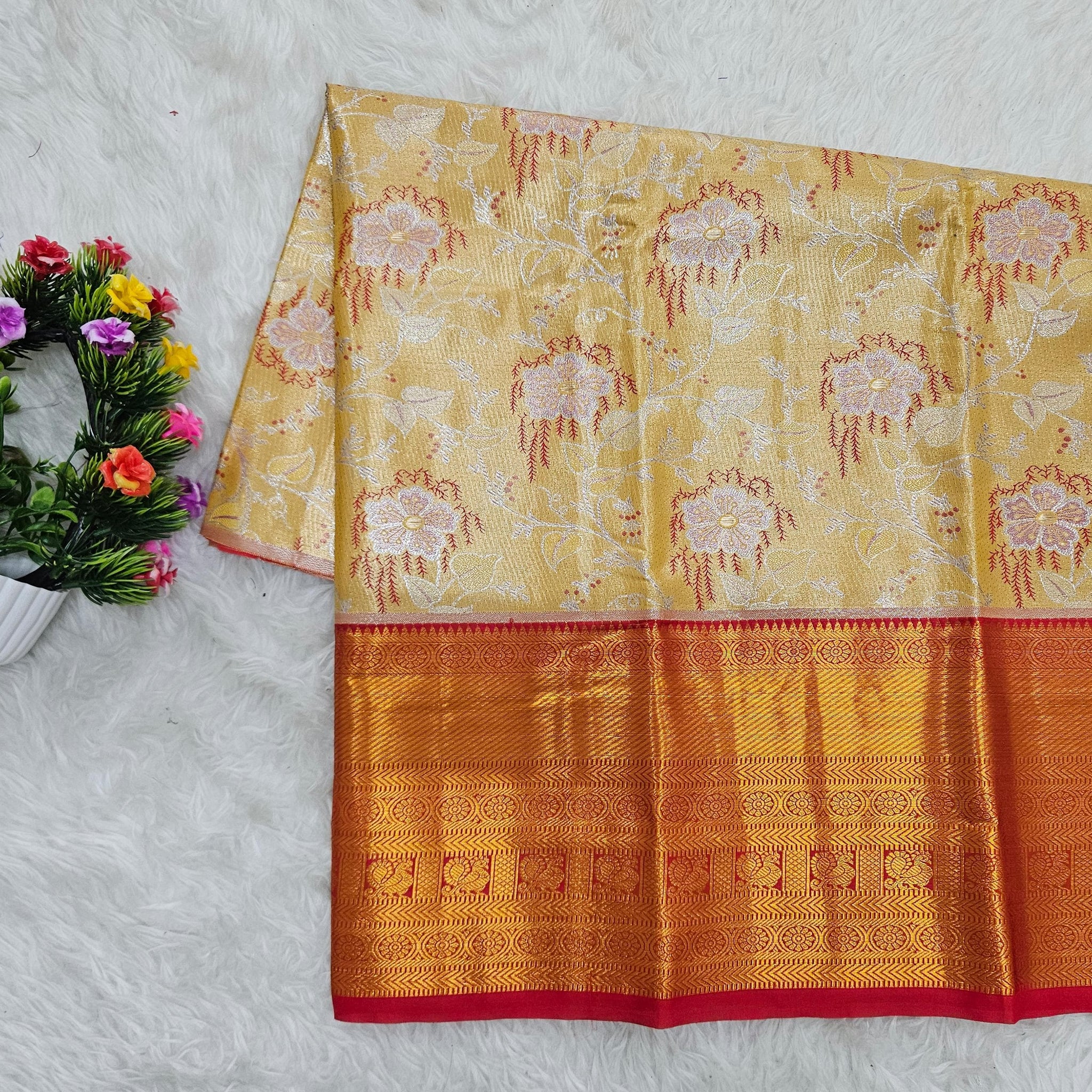 (2–5  Year) Lehenga – Unstitched (Blouse + Material)