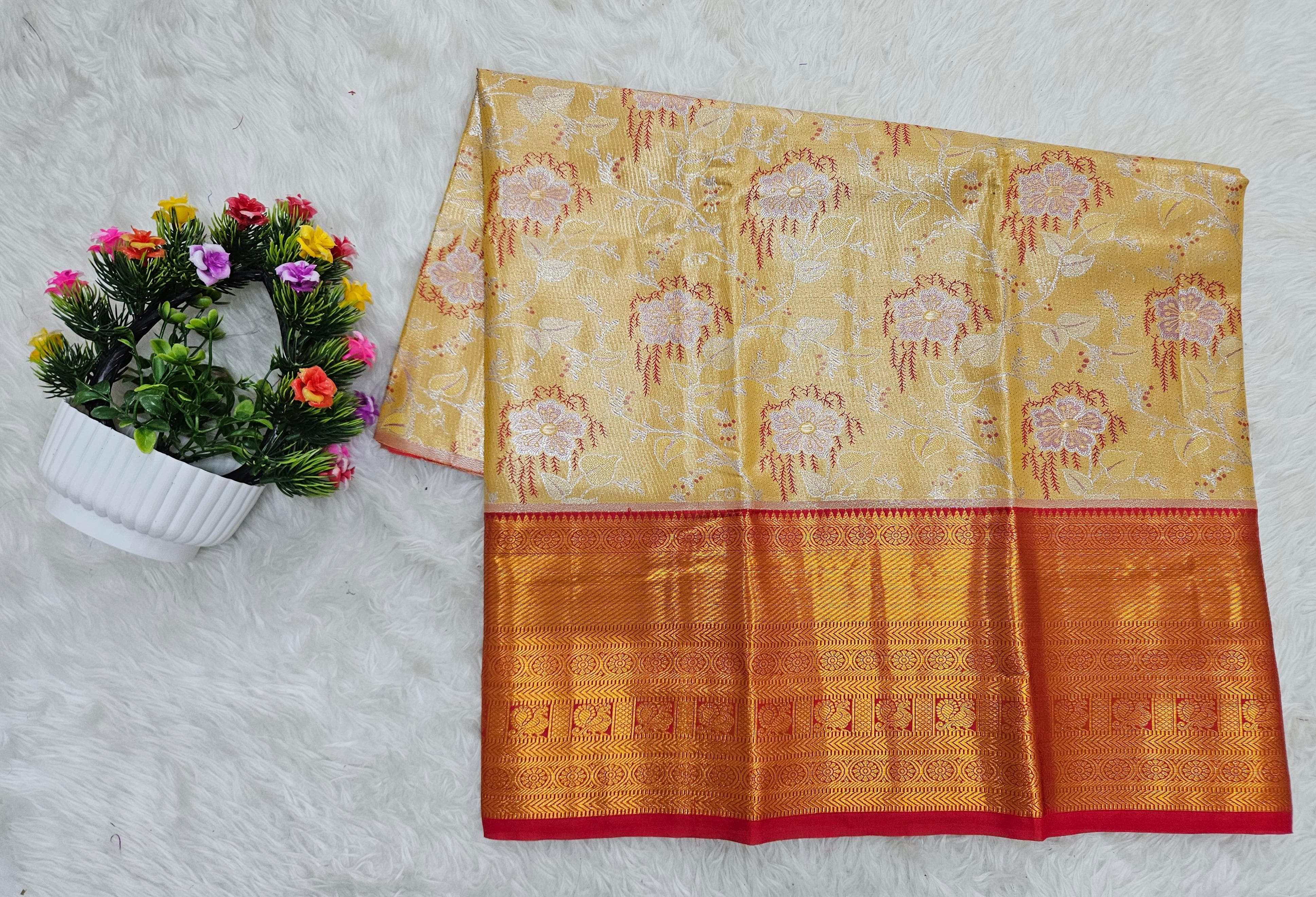 (2–5  Year) Lehenga – Unstitched (Blouse + Material)