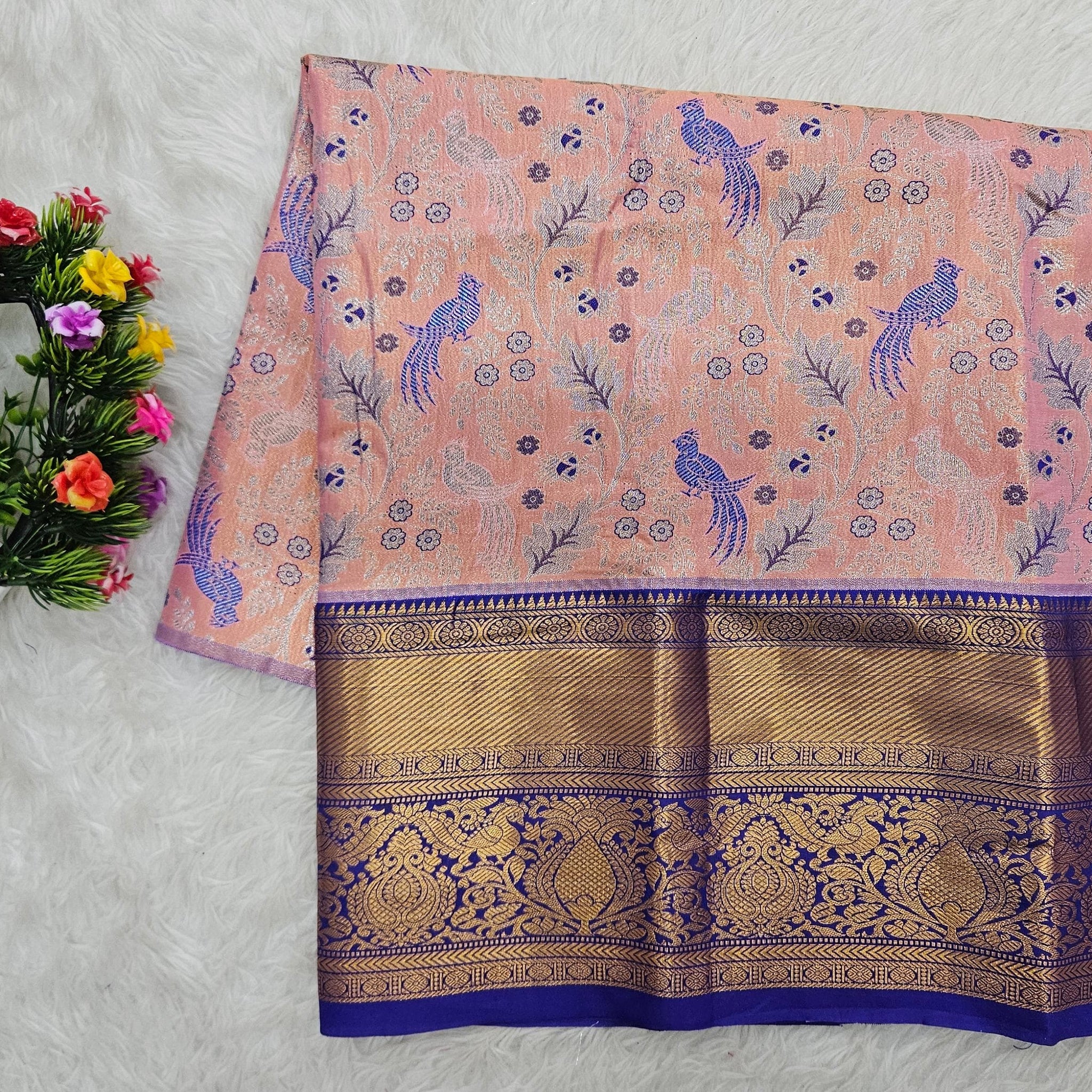 (2–5  Year) Lehenga – Unstitched (Blouse + Material)