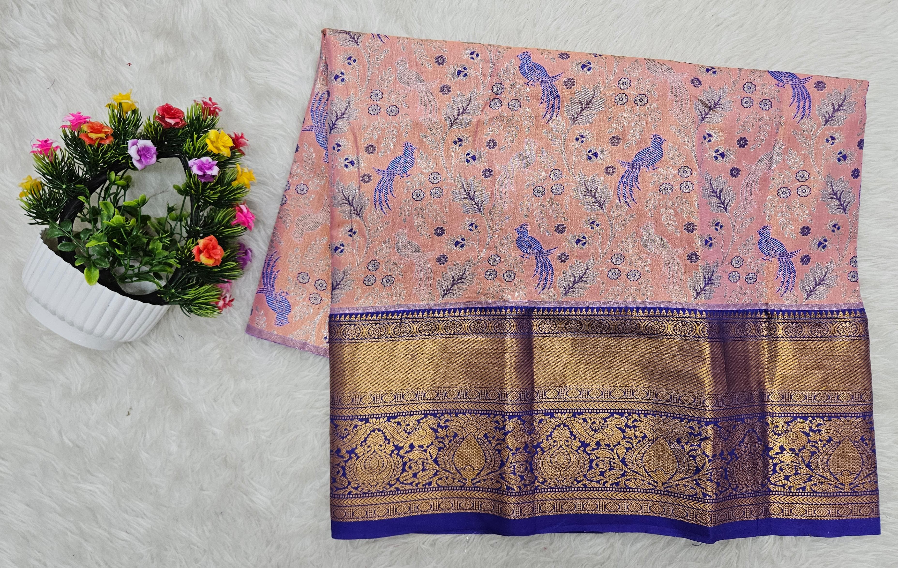 (2–5  Year) Lehenga – Unstitched (Blouse + Material)