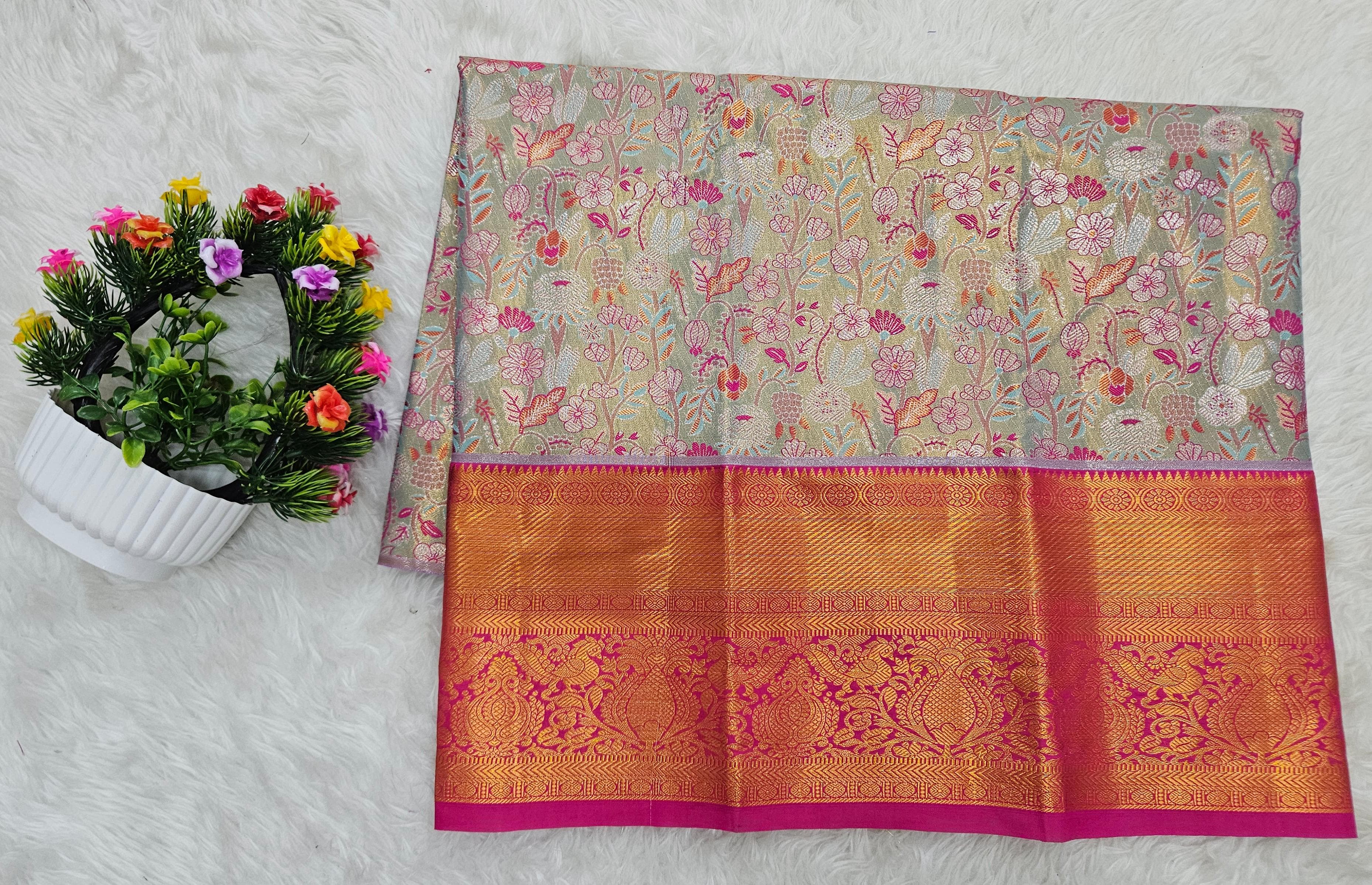 (2–5  Year) Lehenga – Unstitched (Blouse + Material)